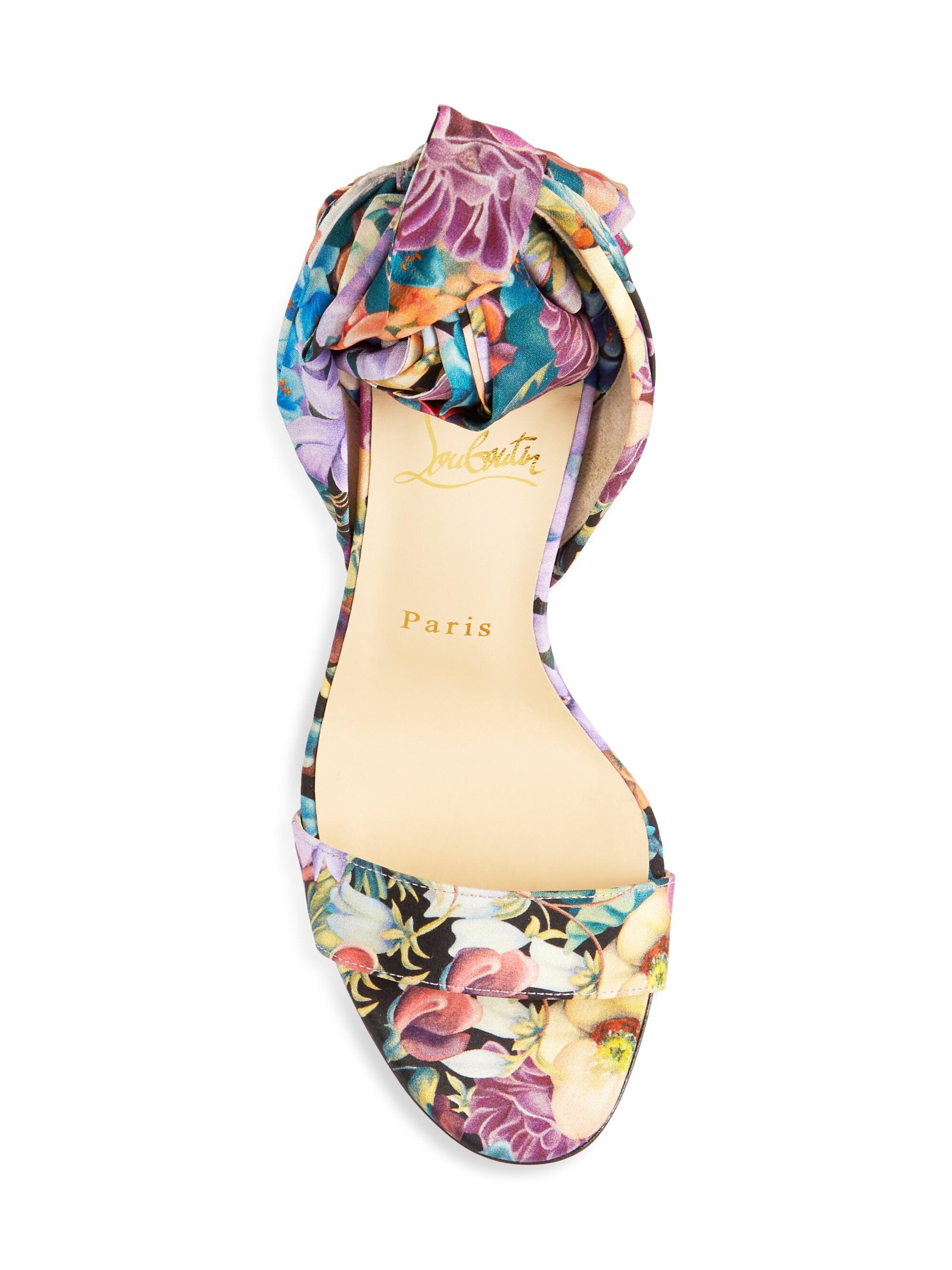 christian louboutin, flowers, heels, madamelulu, petals