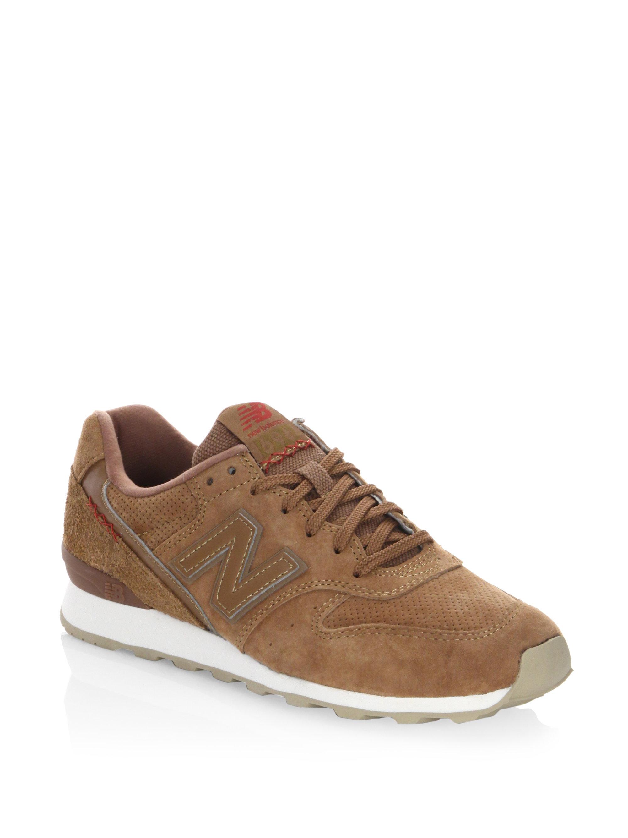 New Balance 696 Suede Sneakers in 