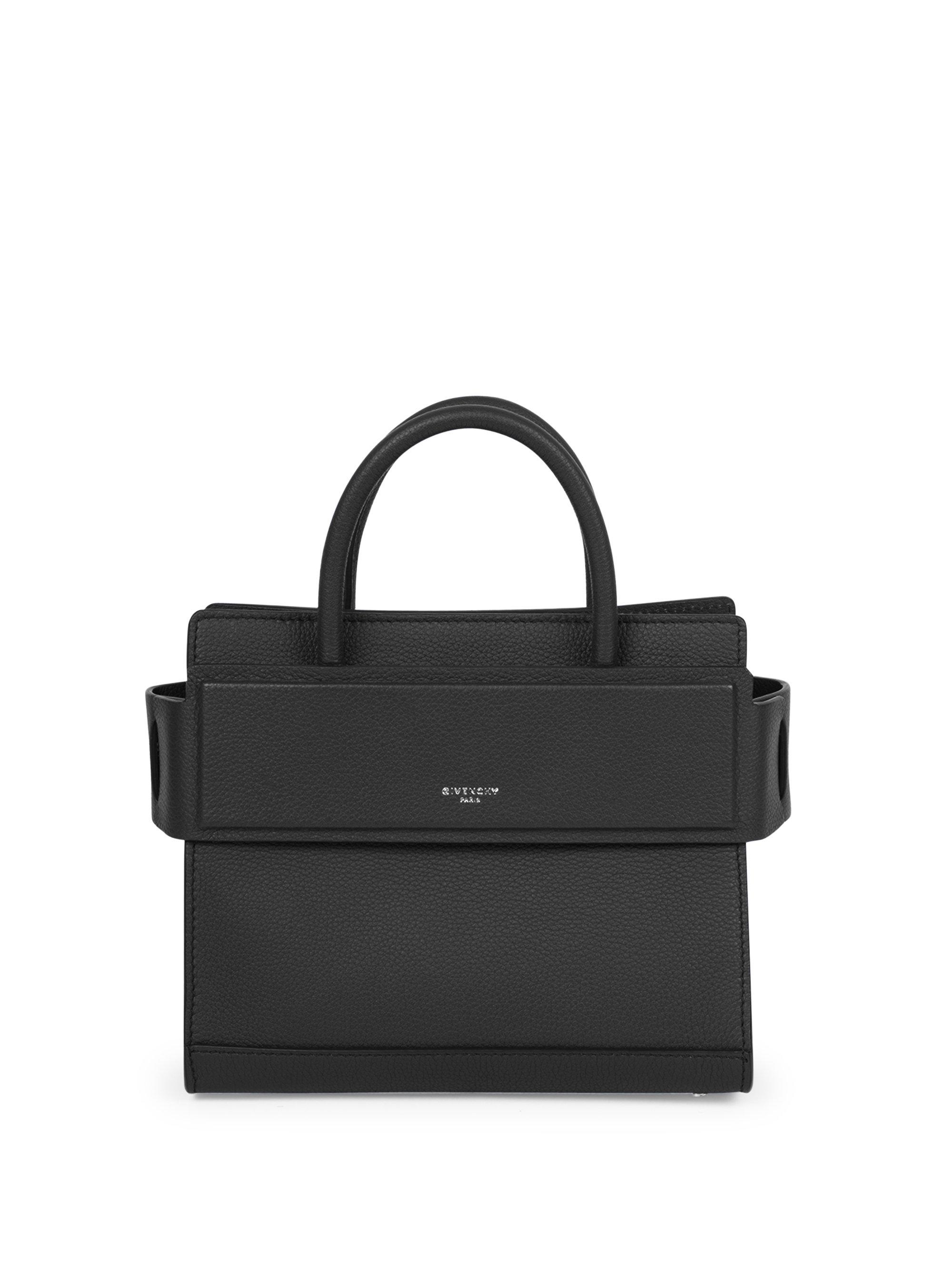 Givenchy Horizon Mini Matte Leather Tote in Black | Lyst
