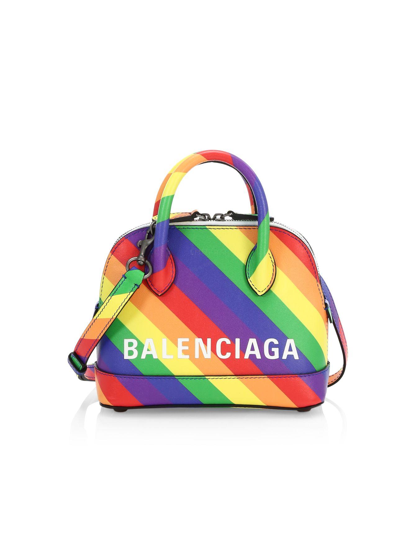 rainbow balenciaga bag