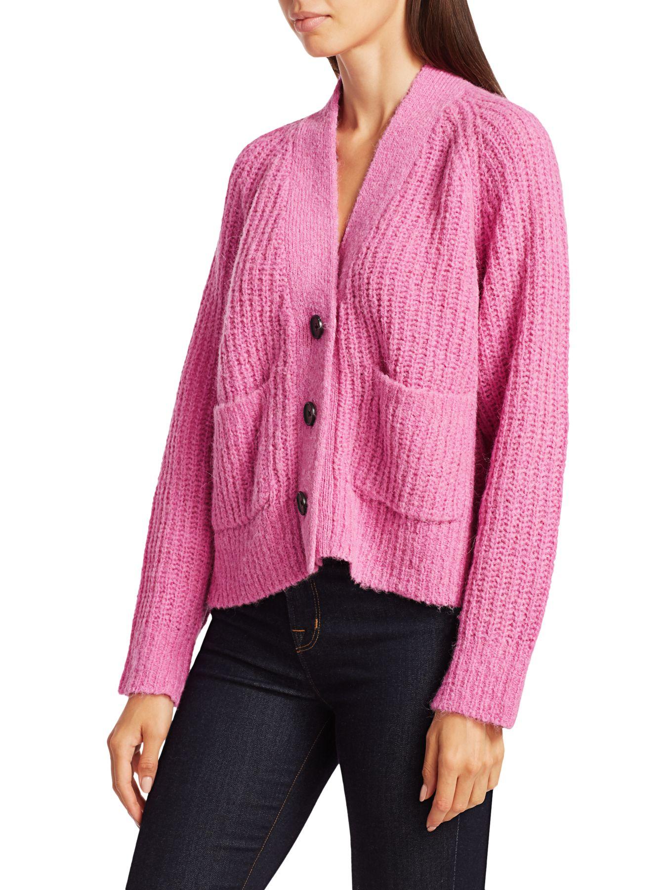 alc pink cardigan