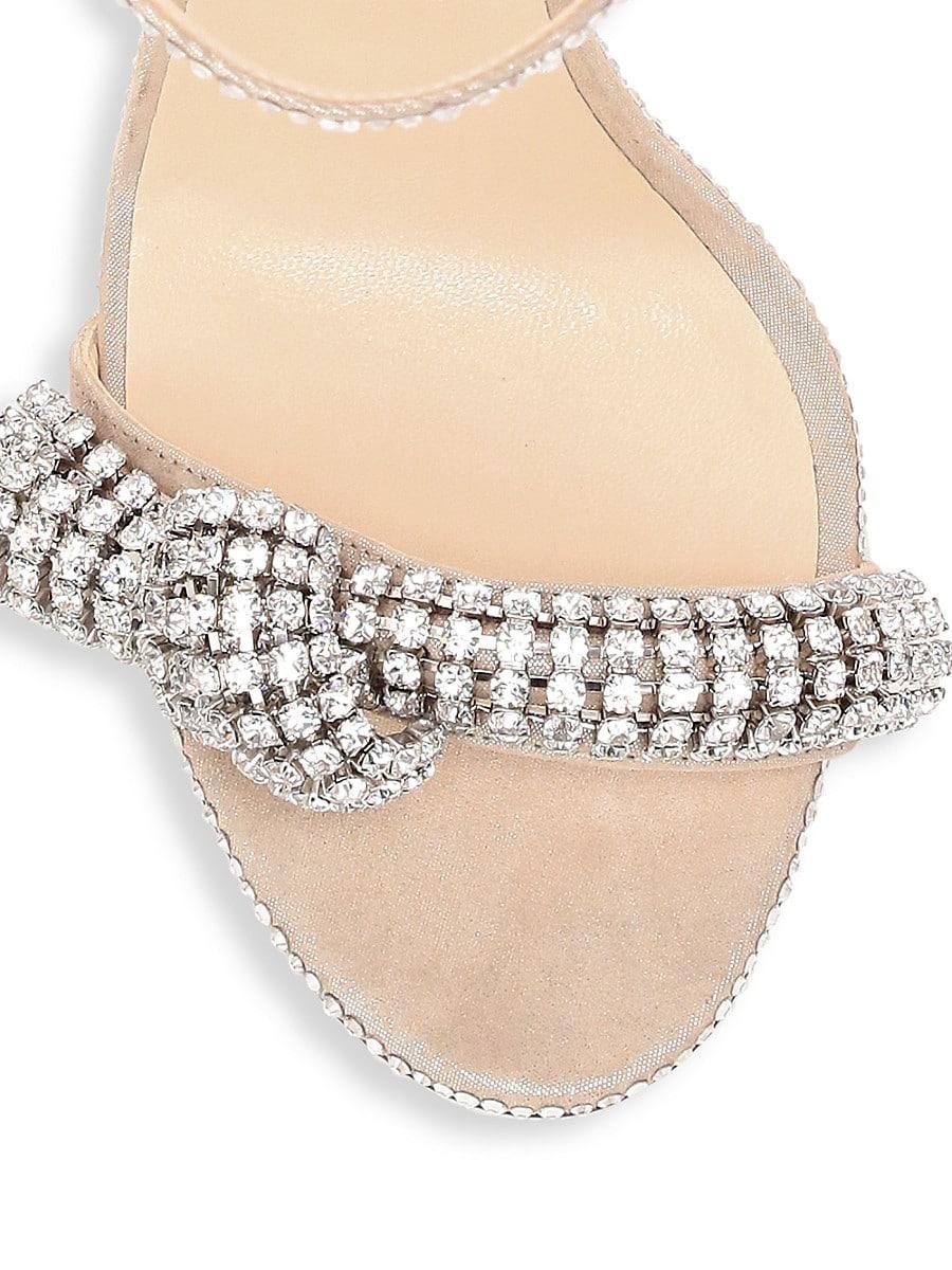 Jimmy Choo Thyra Embellished Suede Sandals - Save 34% | Lyst