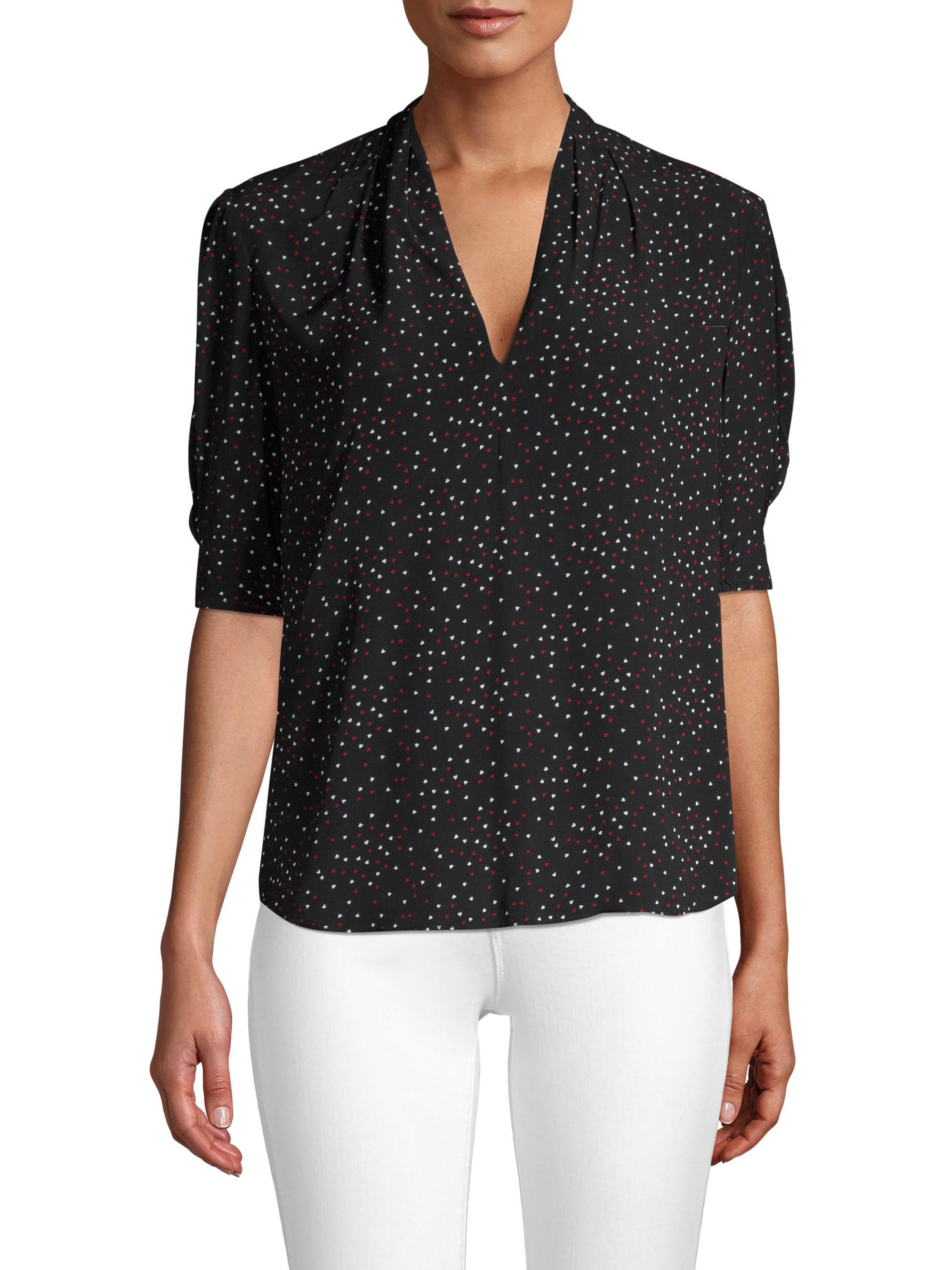 joie black blouse