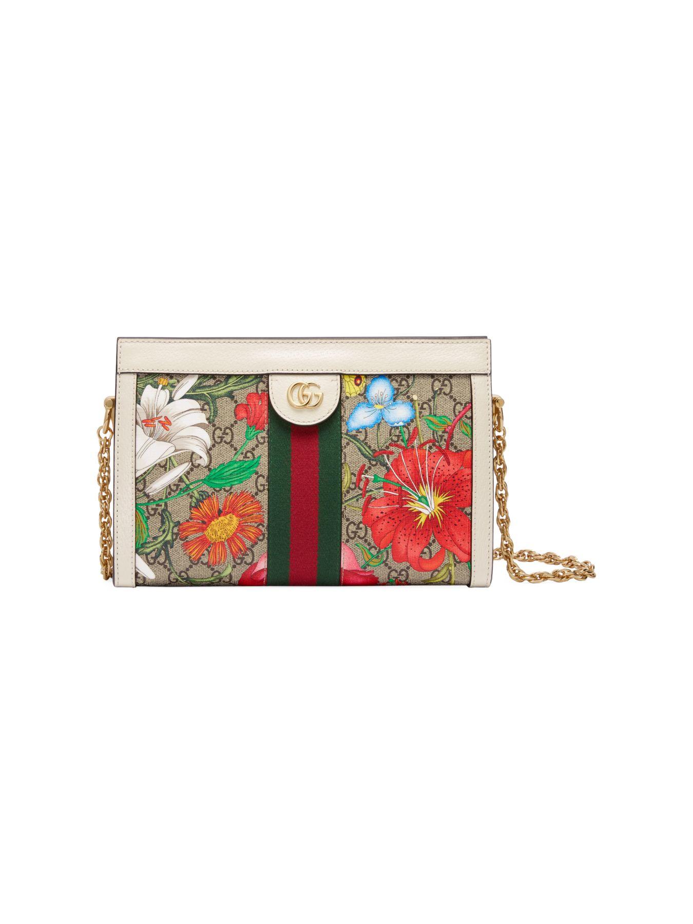 small ophidia flora shoulder bag