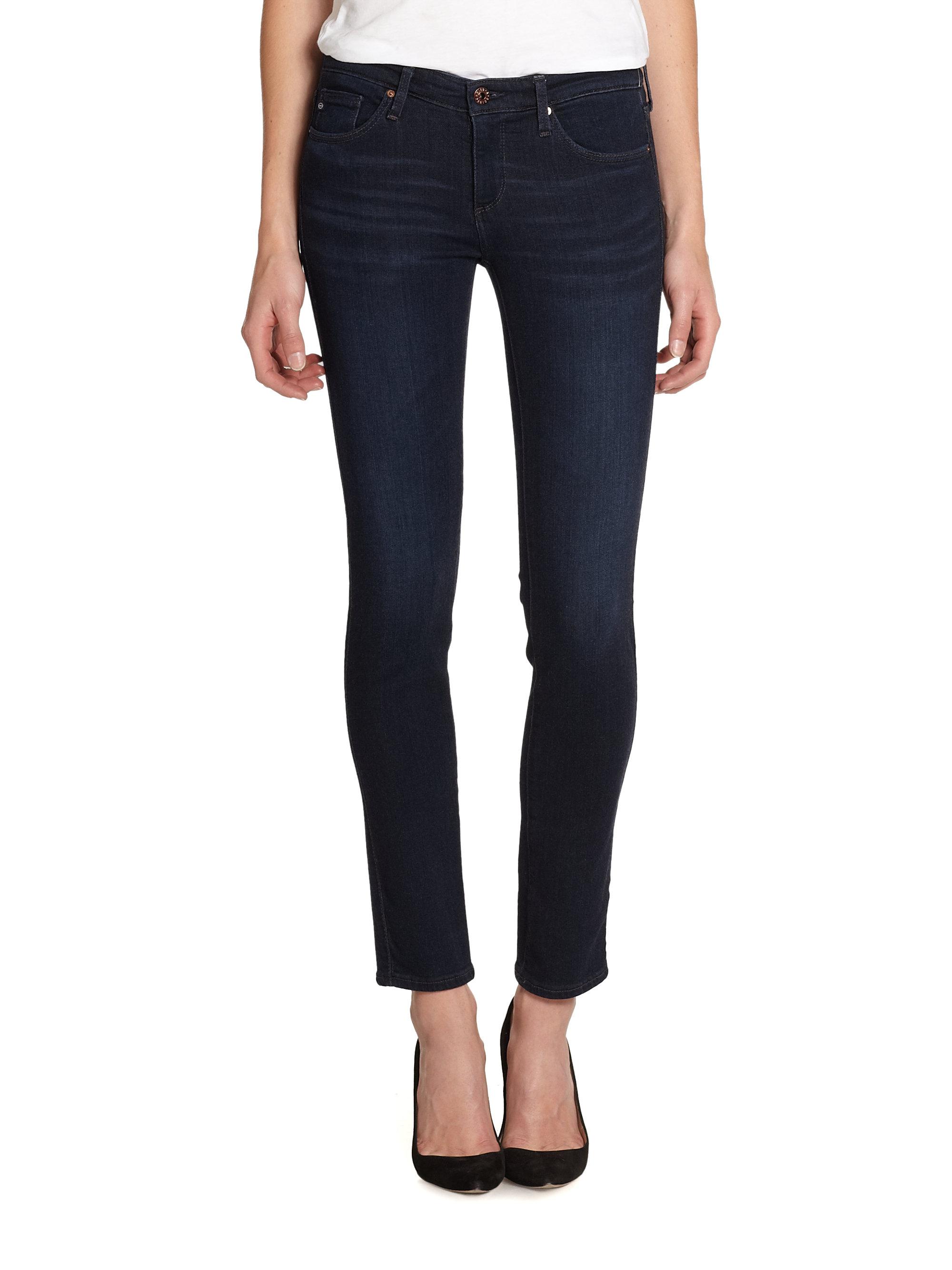 AG Jeans Denim The Stilt Cigarette Jeans in Blue Lyst