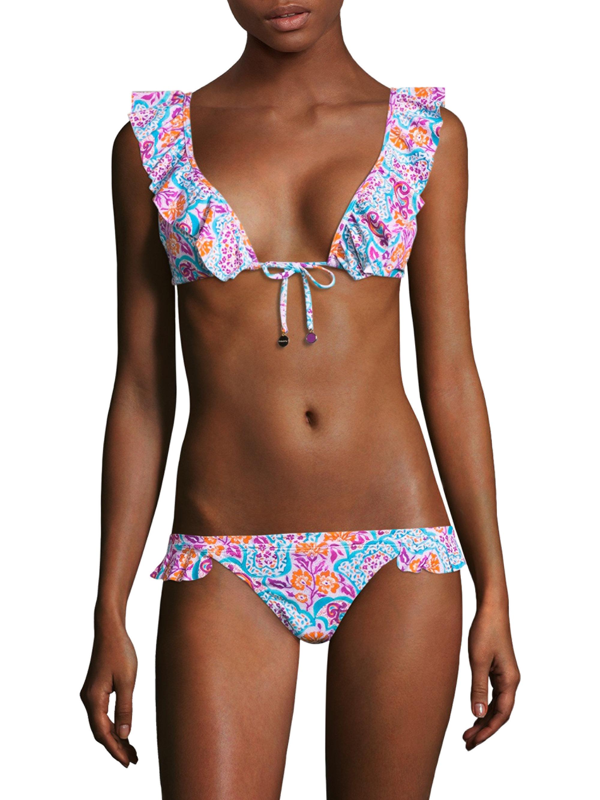 bikini Ruffle triangle bikini Ruffle triangle