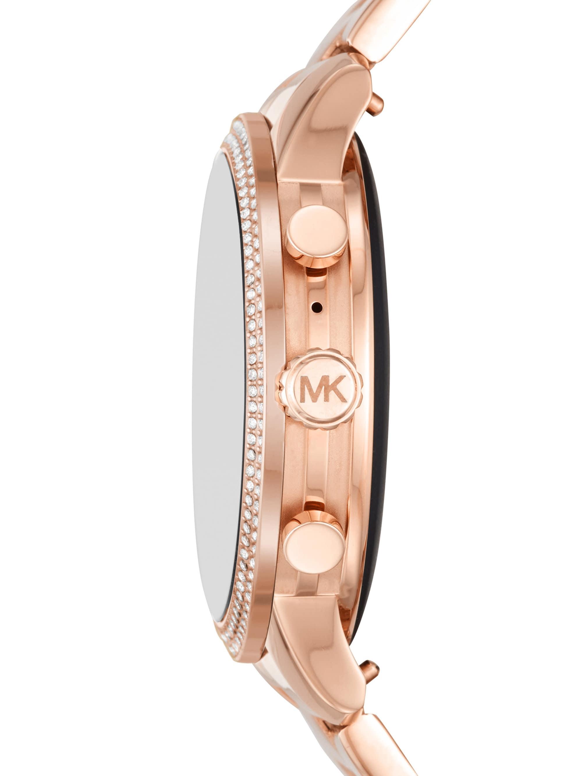 michael kors watch rose gold touch screen