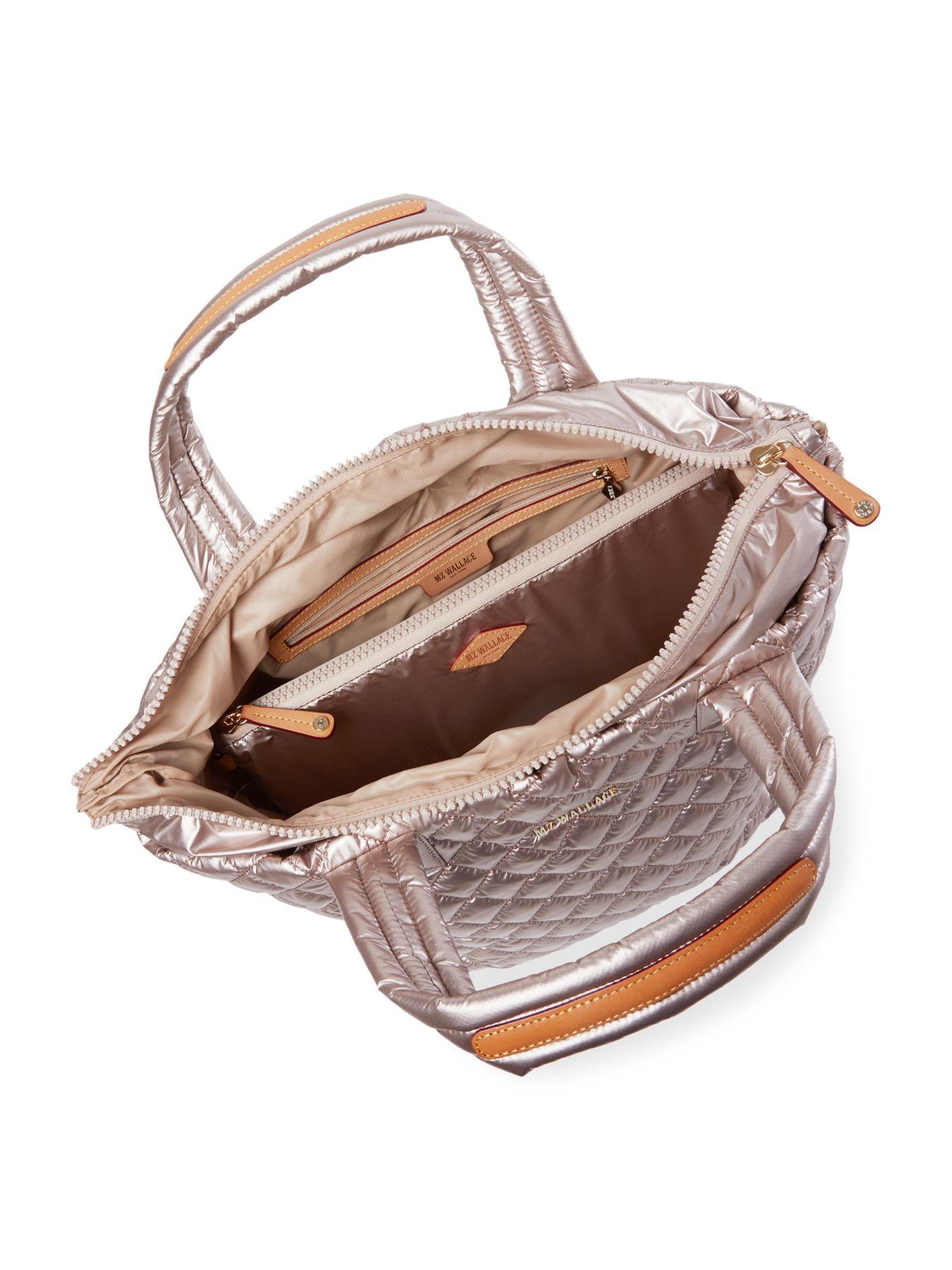 mz wallace rose gold small sutton
