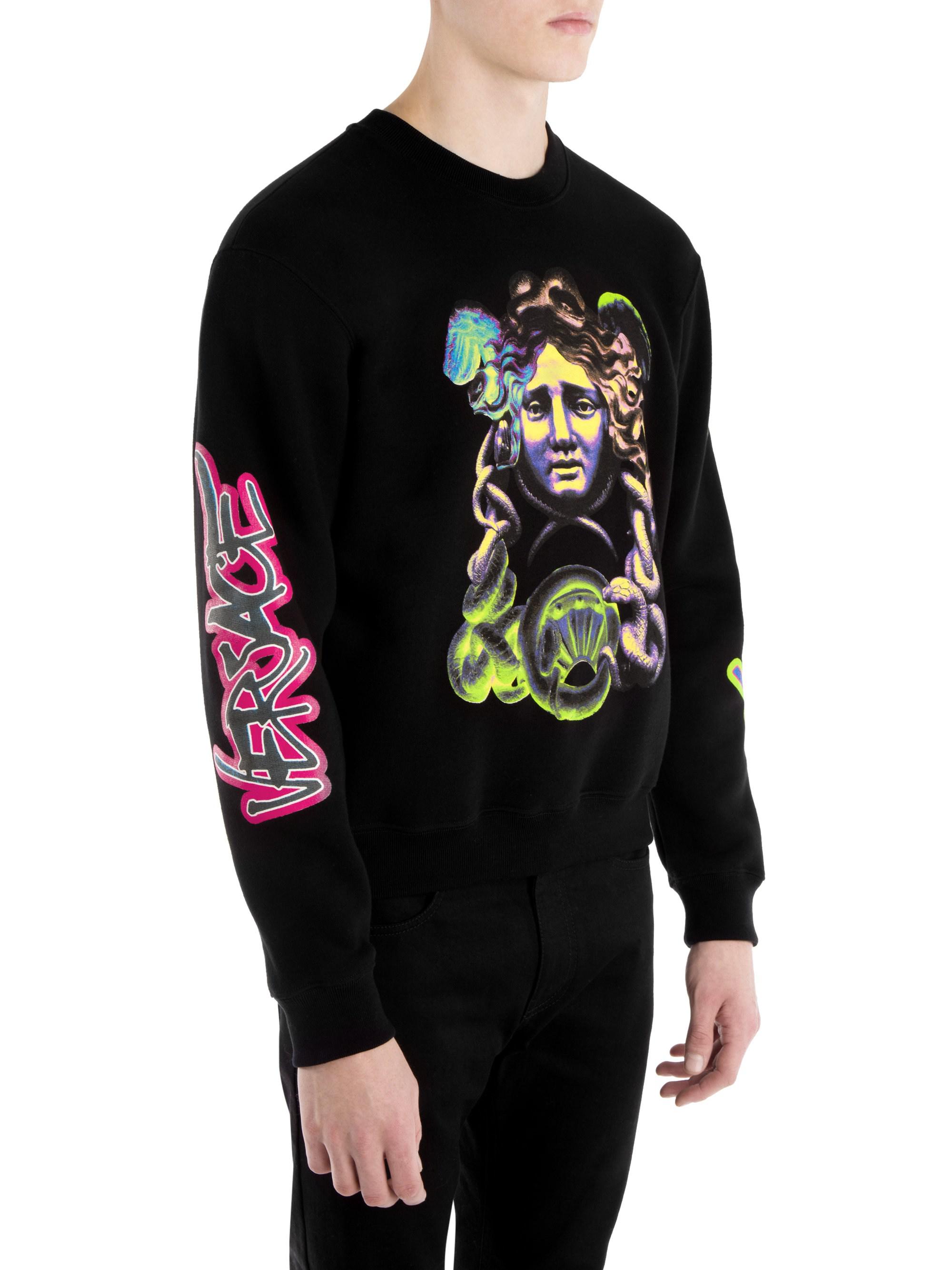 versace medusa crewneck