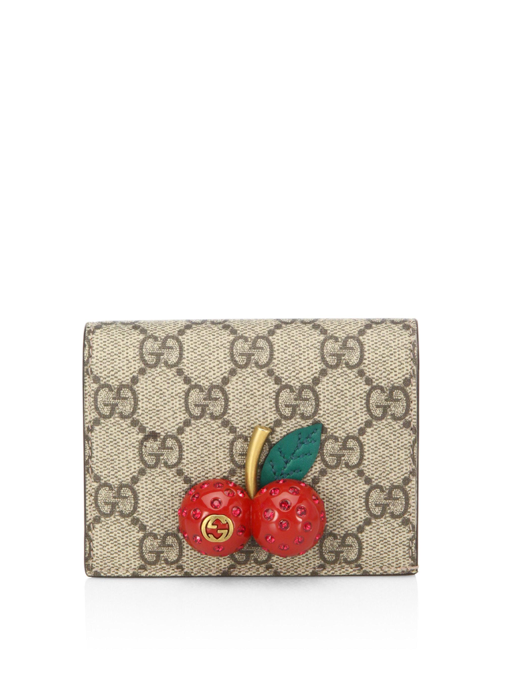 gucci cherry wallet