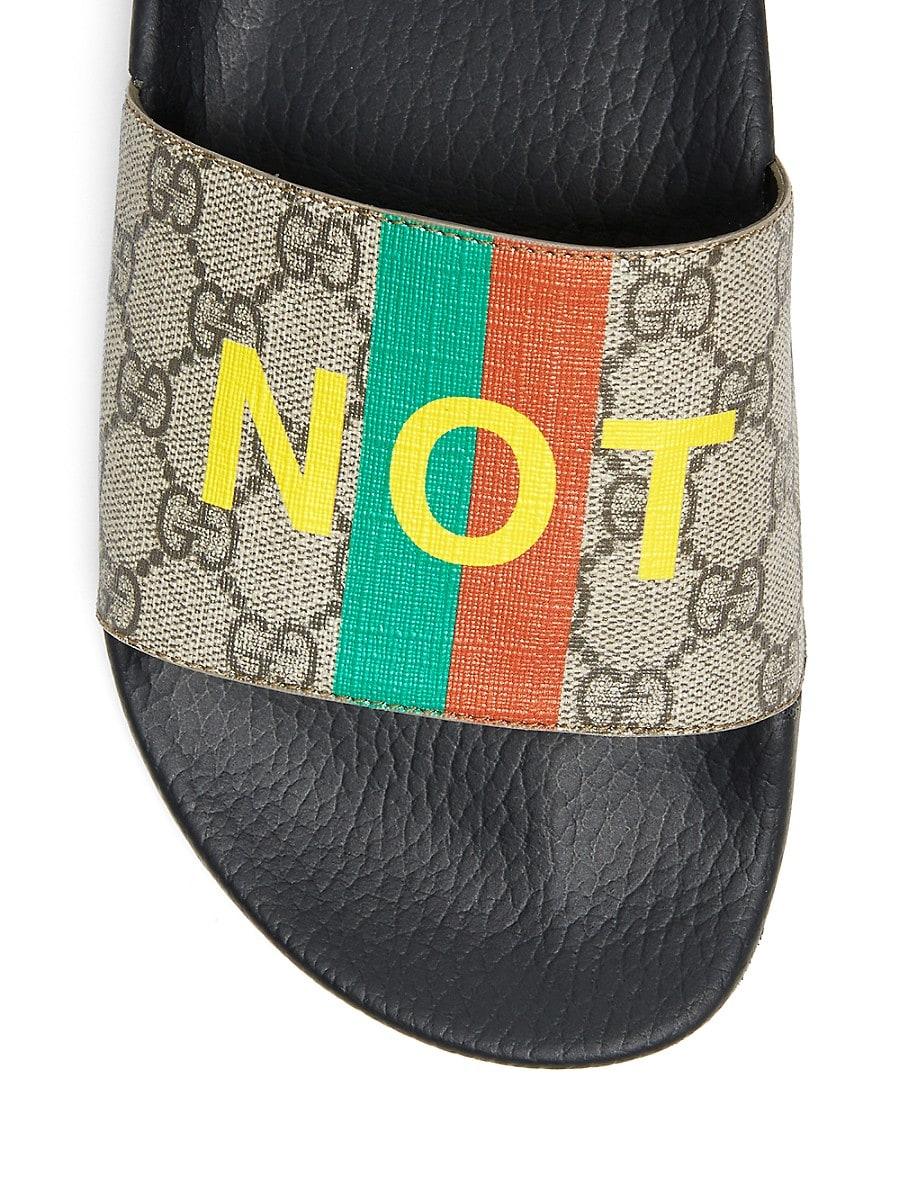 not fake gucci slide