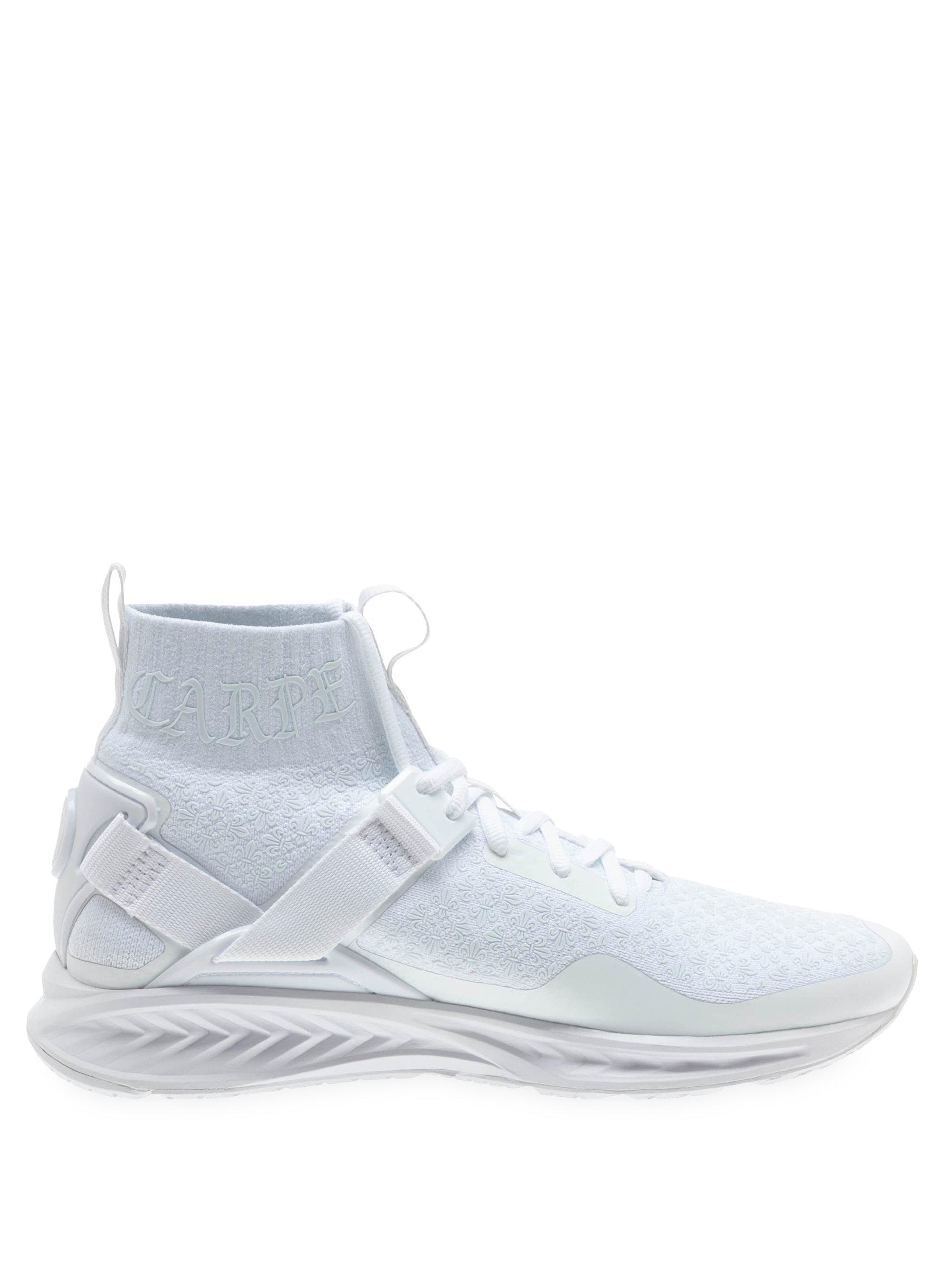 PUMA X En Noir Ignite Evoknit Sock Sneakers in White - Lyst