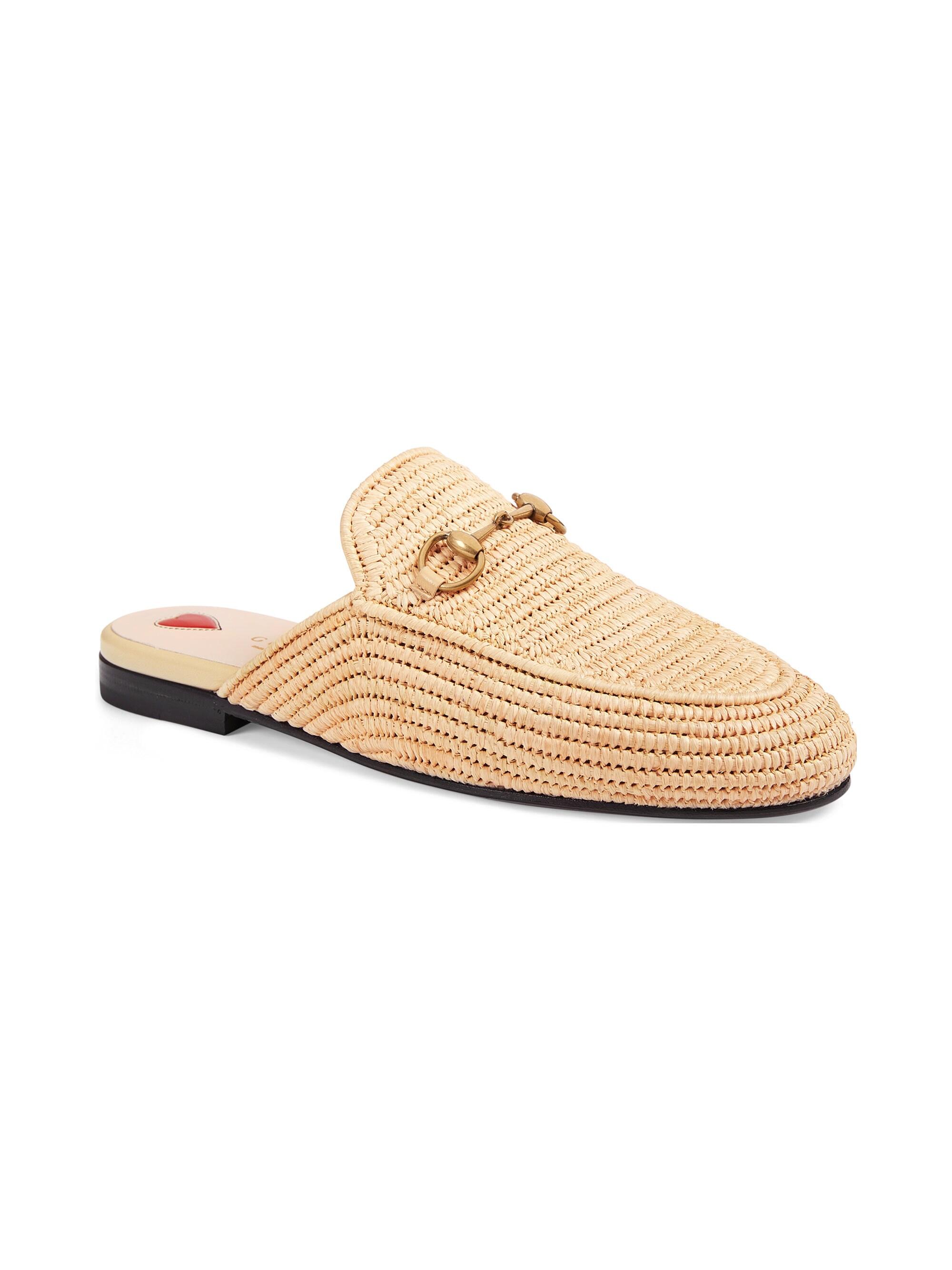 princetown raffia slipper