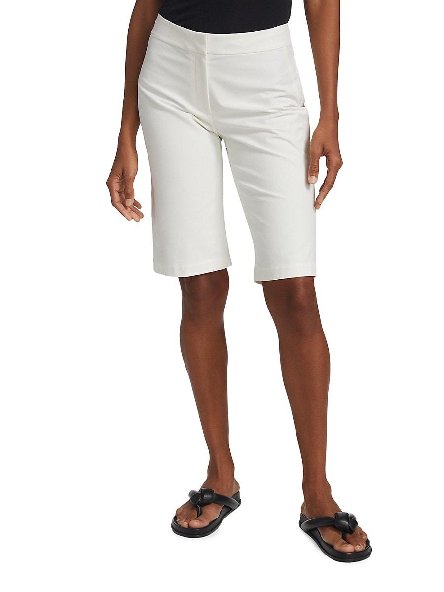 Cotton Manhattan Skinny Bermuda Shorts 