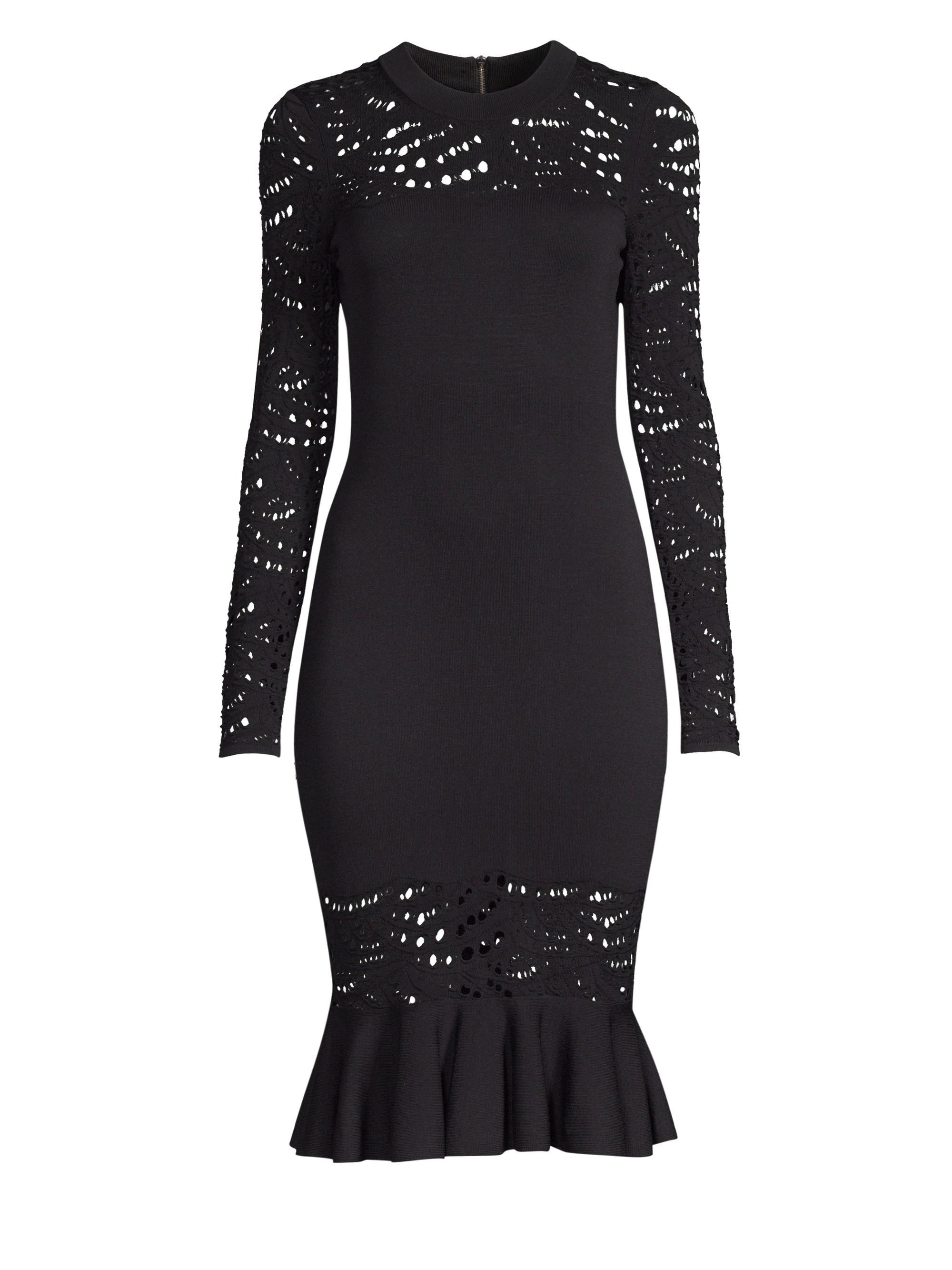 milly lace pointelle mermaid dress