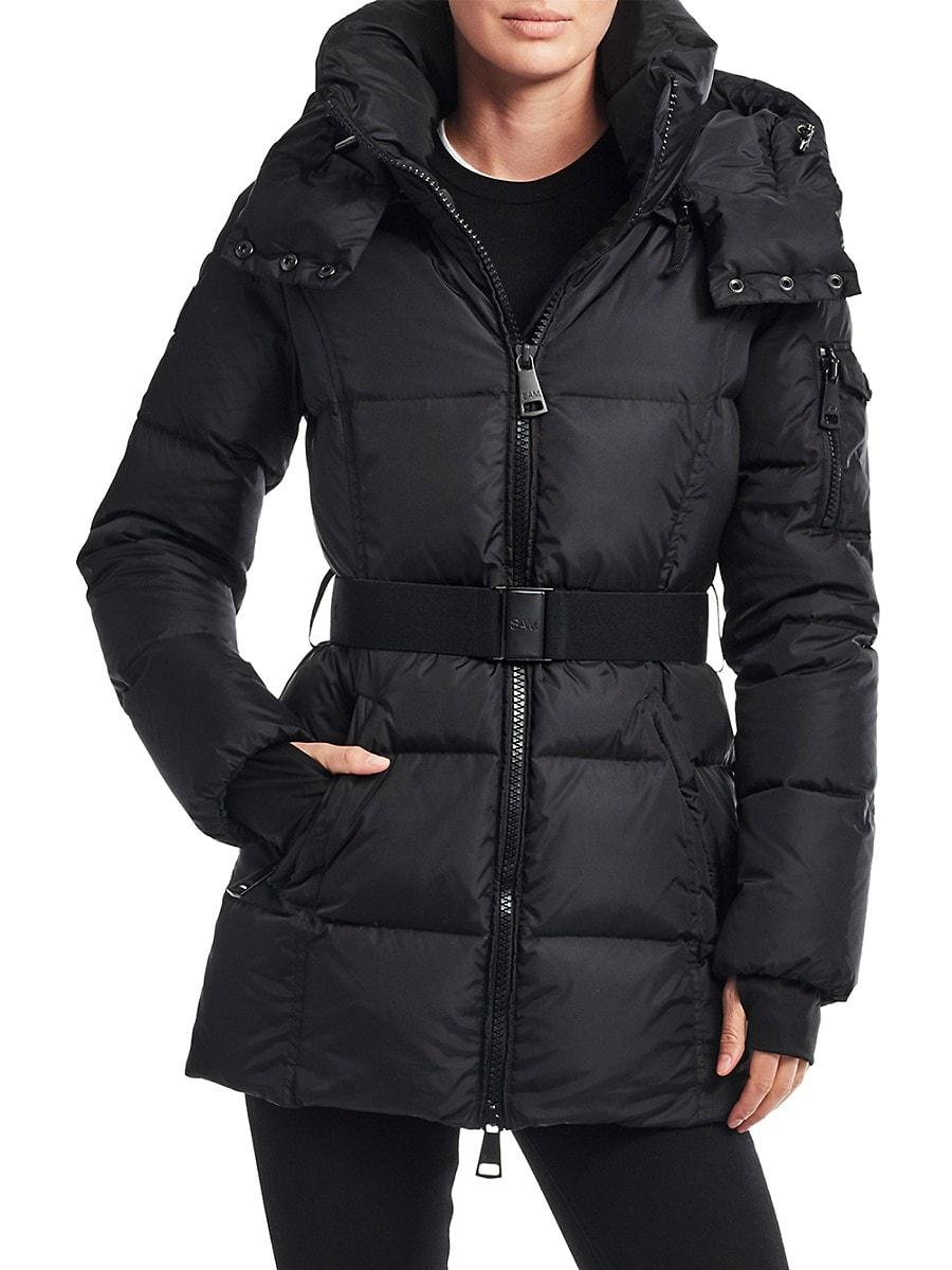 sam belted puffer jacket