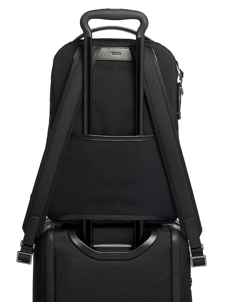 tumi harrison backpack leather
