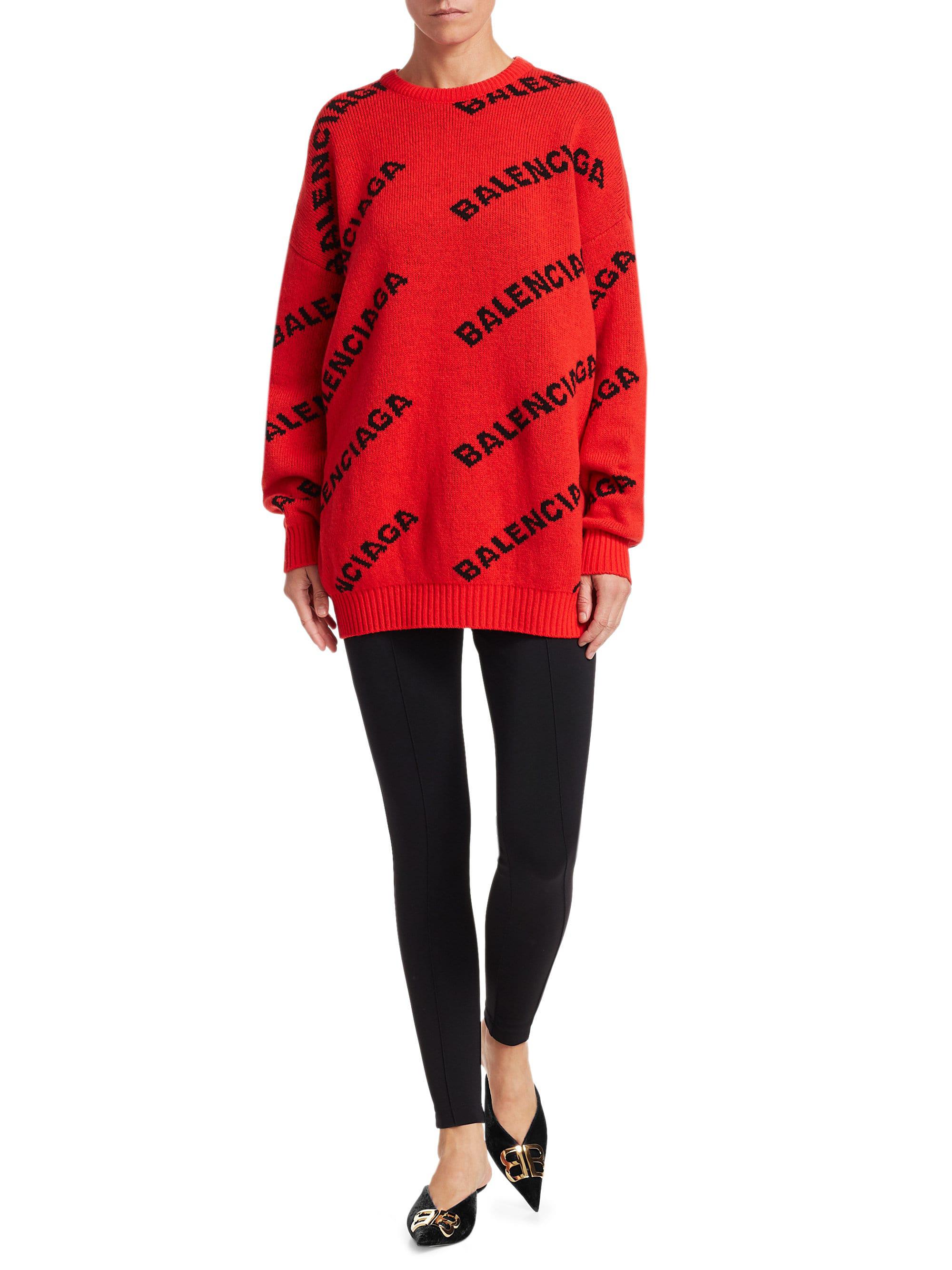 balenciaga sweater orange