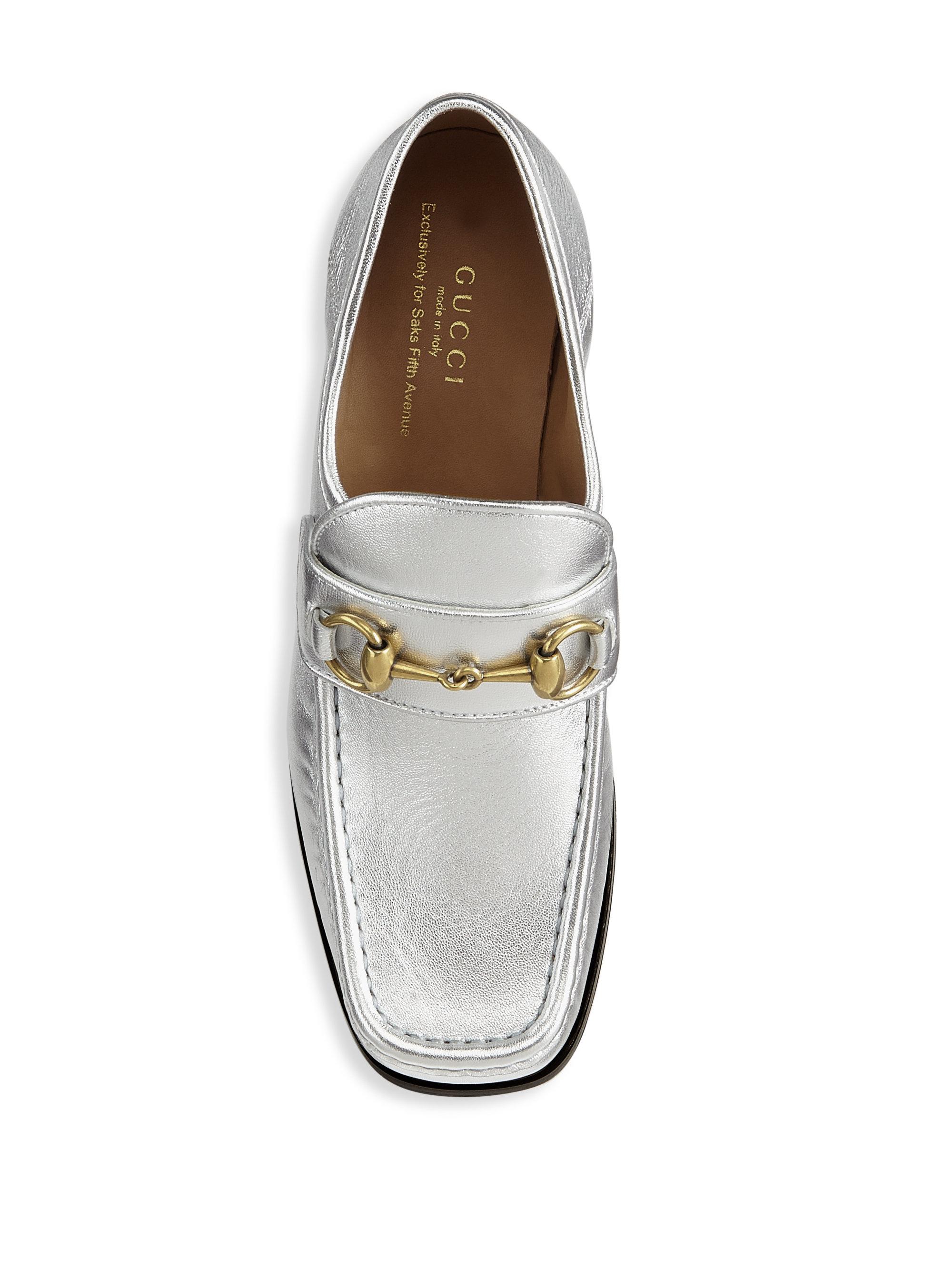 saks gucci loafers