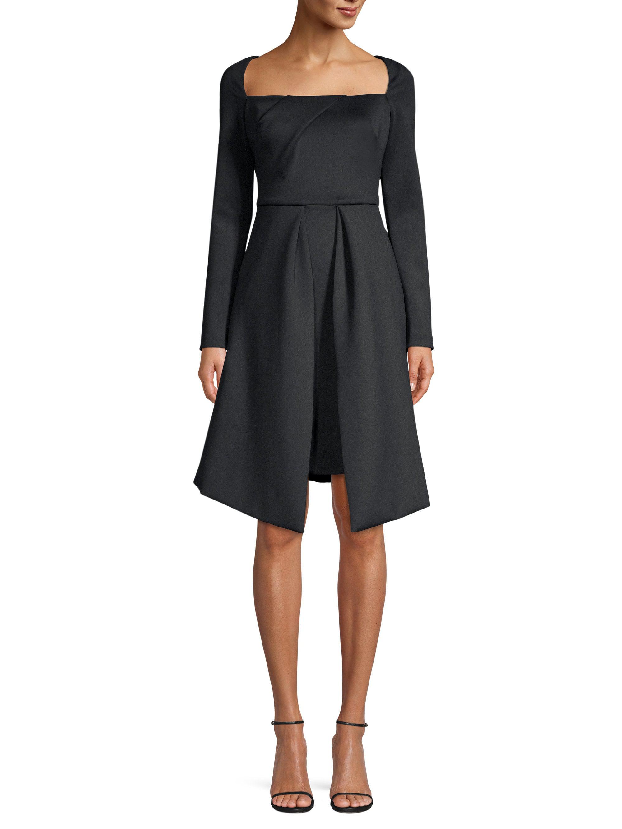 Black flare cocktail dress Clearance