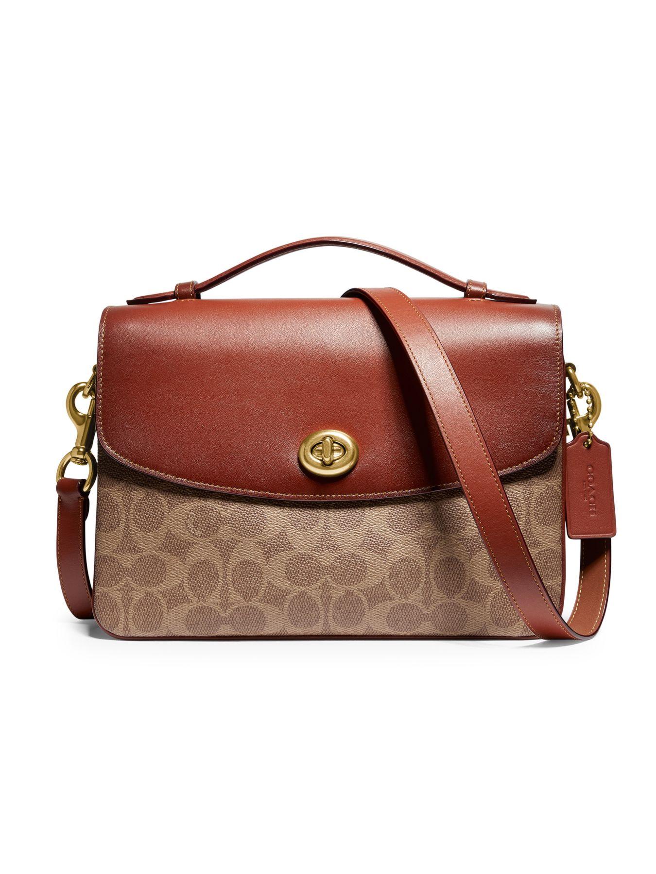 COACH Signature Cassie Cross Body 19 Bag in Brown Lyst