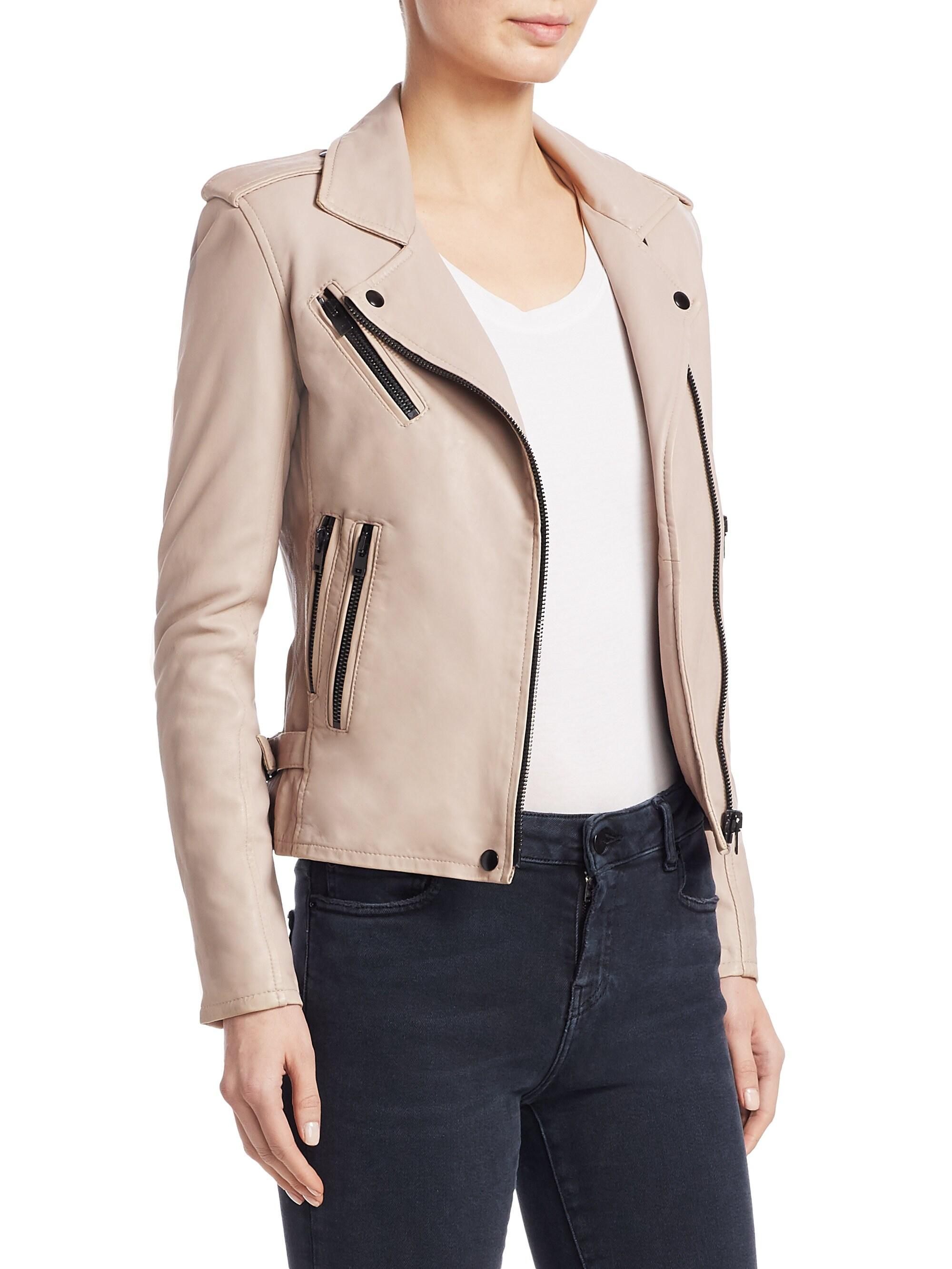 iro pink leather jacket