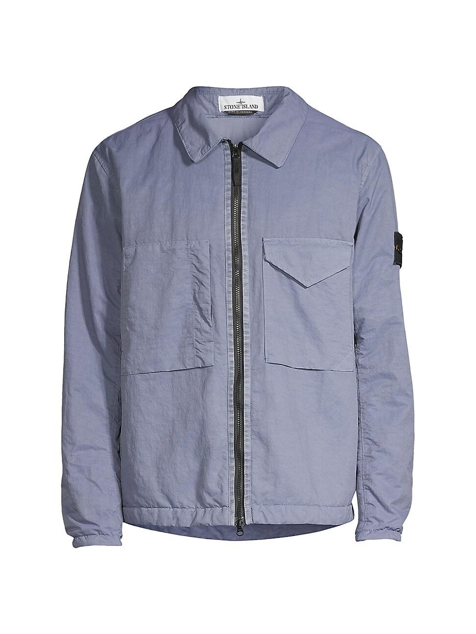 Stone Island Opac Nylon Jacket in Blue for Men | Lyst