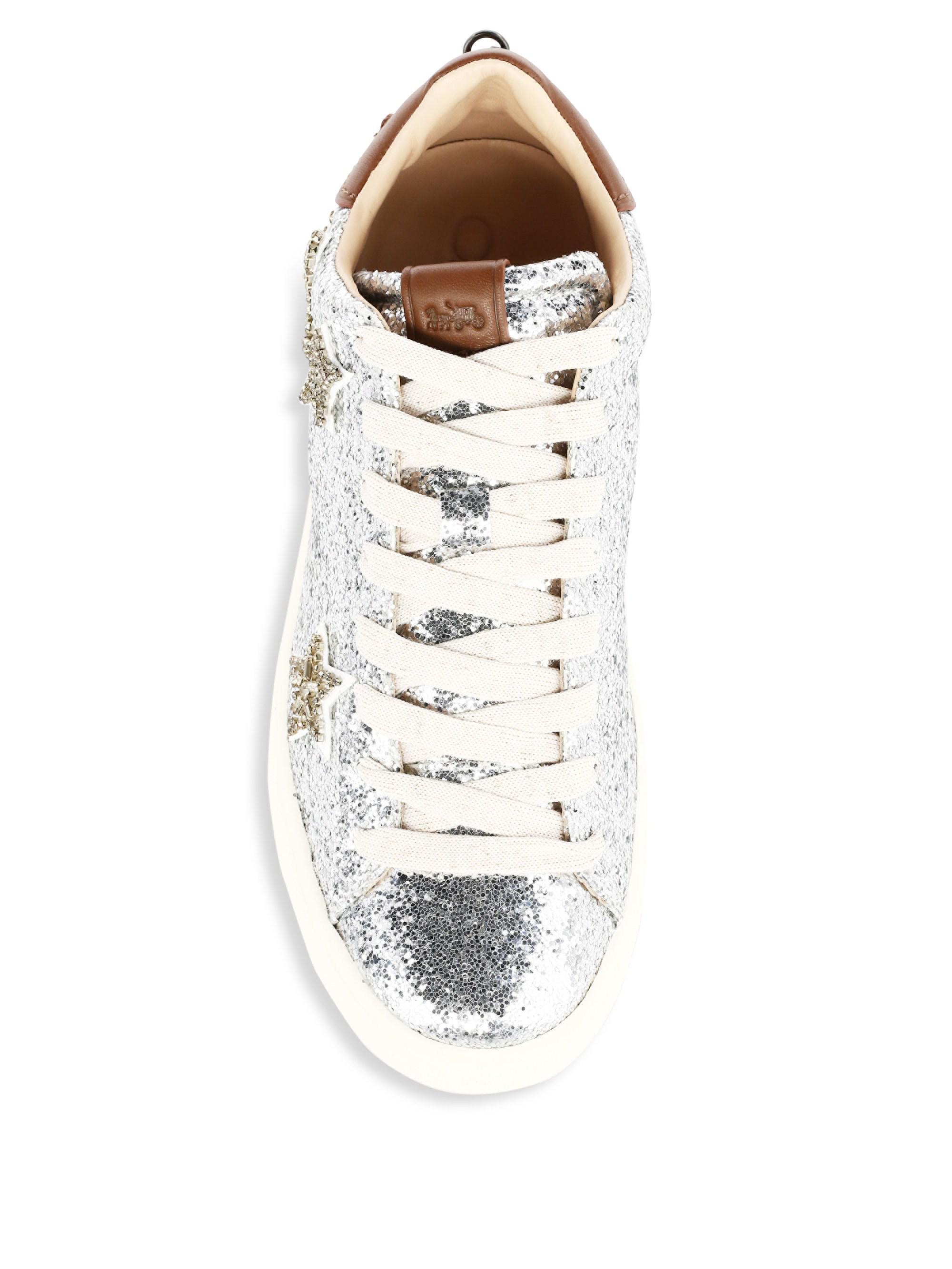 coach glitter shoes