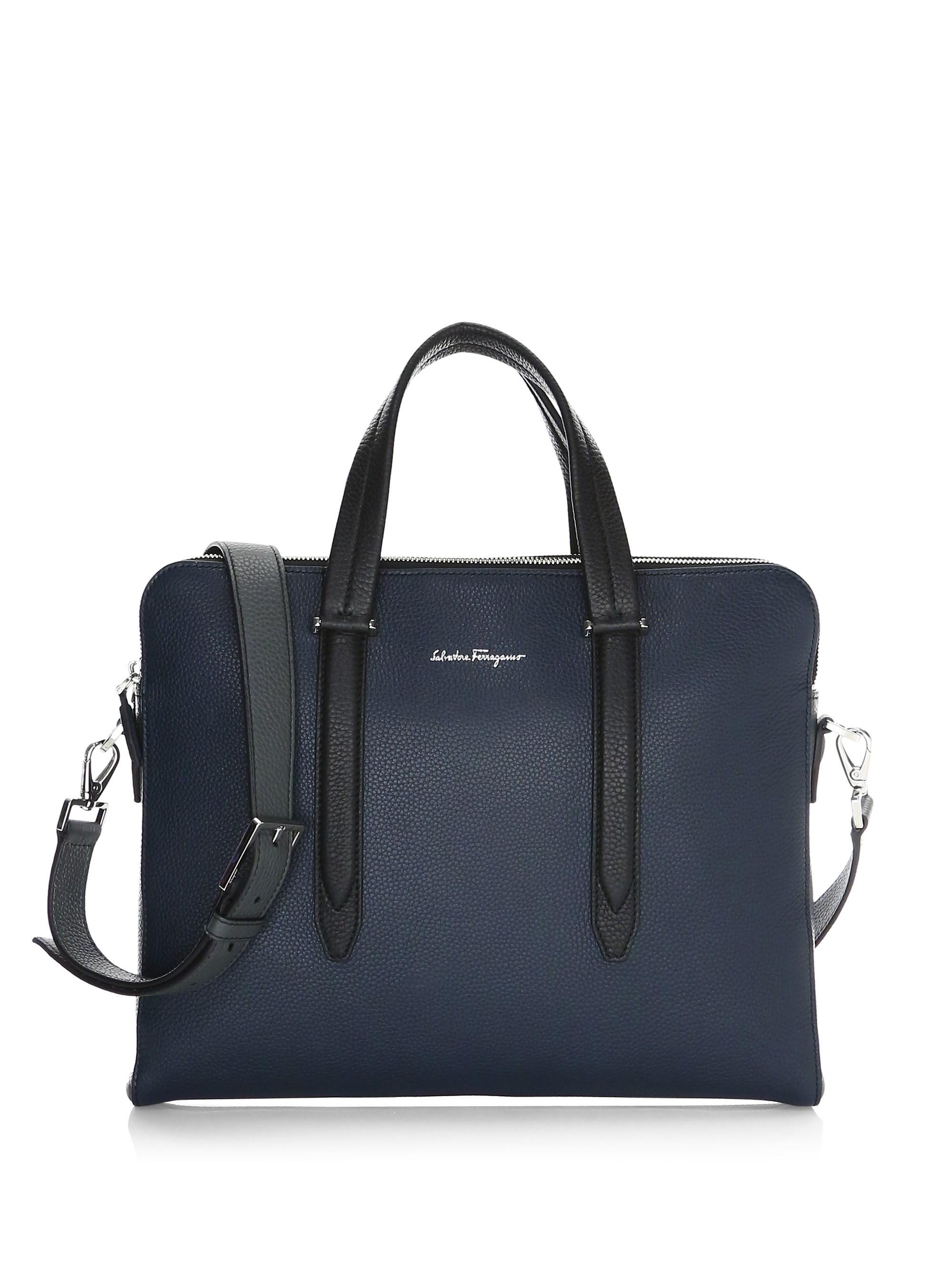 salvatore ferragamo men's handbags & purses