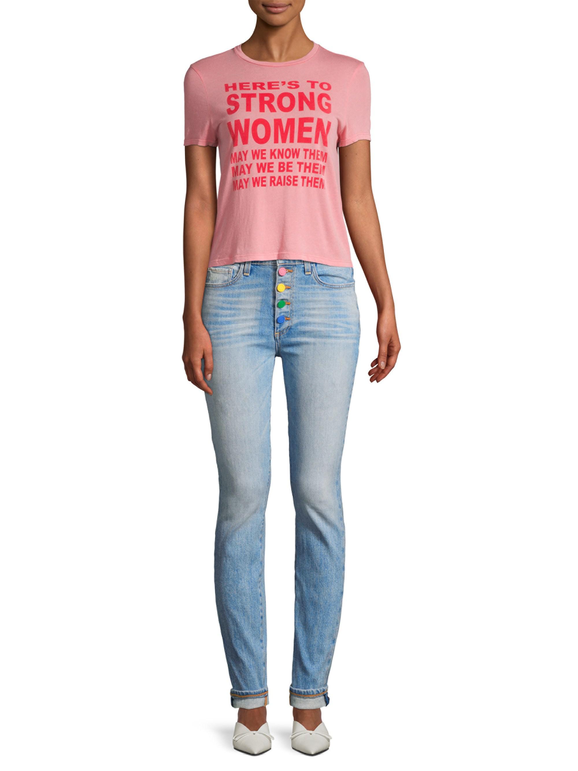 alice and olivia rainbow jeans