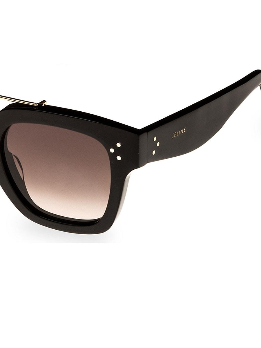 Celine Sunglasses With Gold Bar
