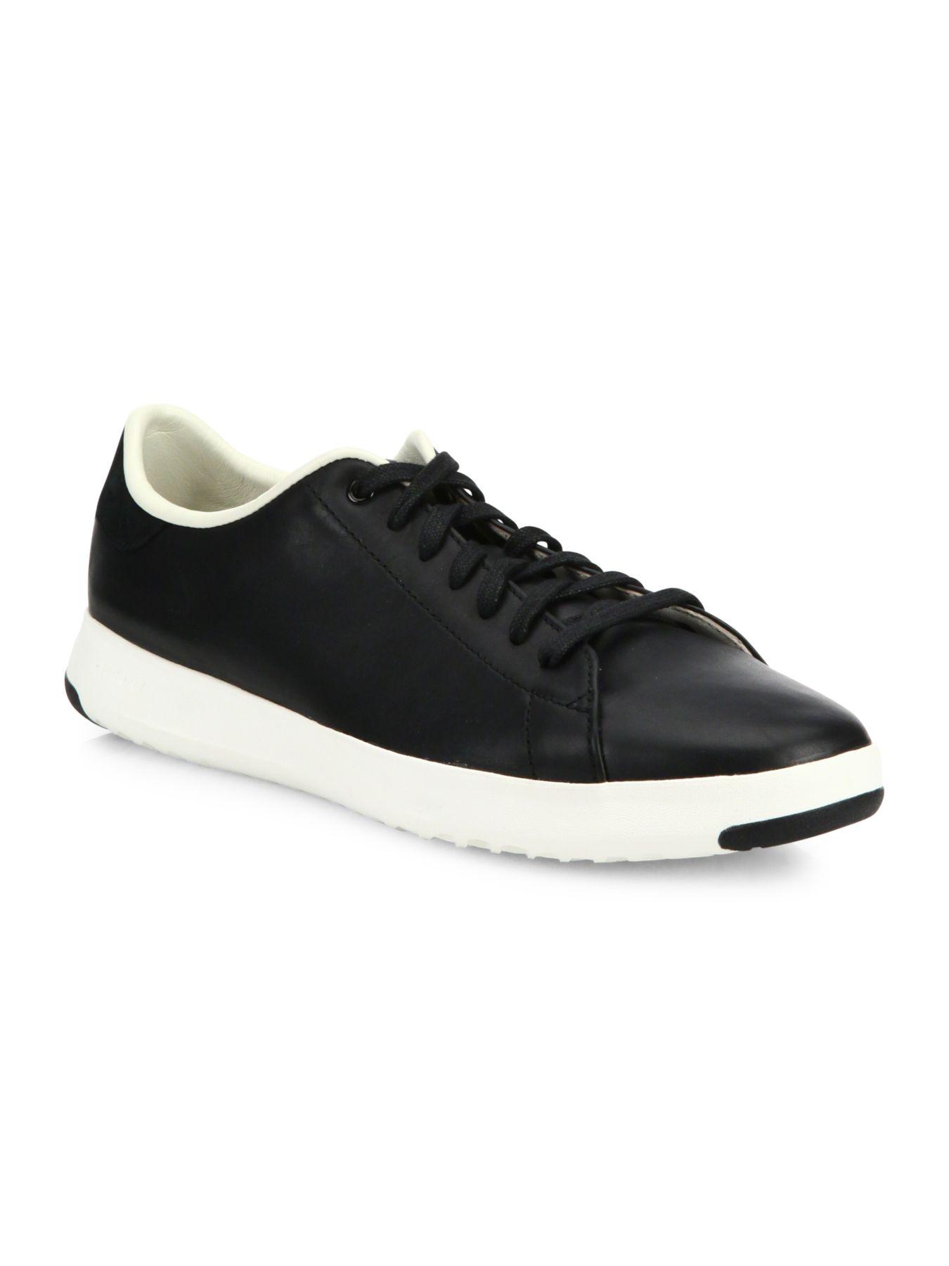 Cole Haan Leather Grand Pro Tennis in Black for Men - Save 72% - Lyst