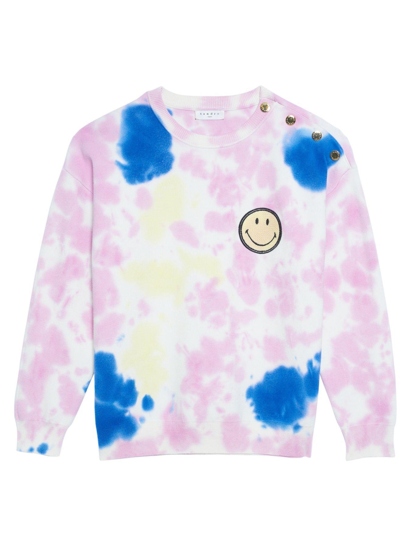 sandro smiley sweater