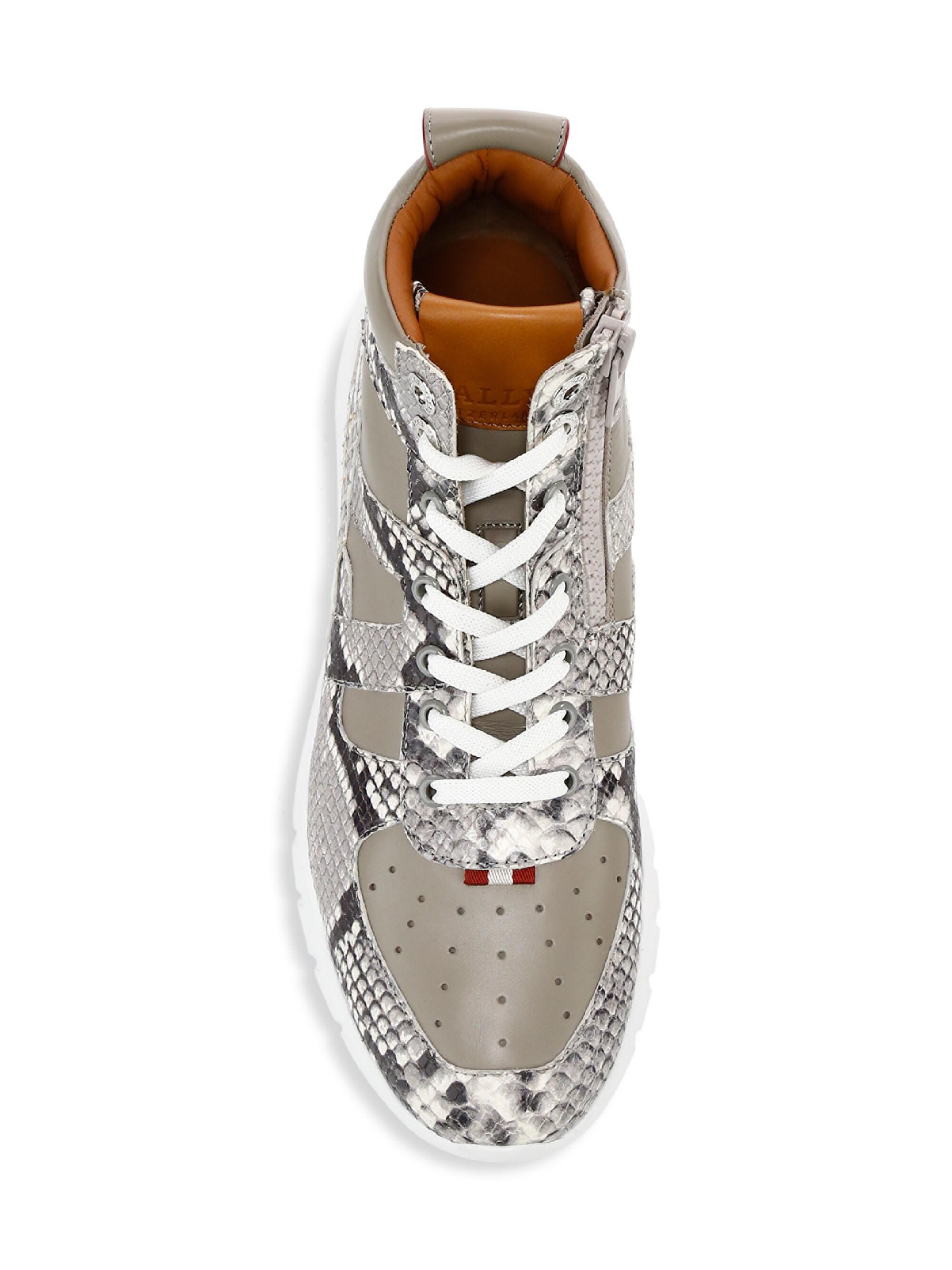 bally snake sneakers