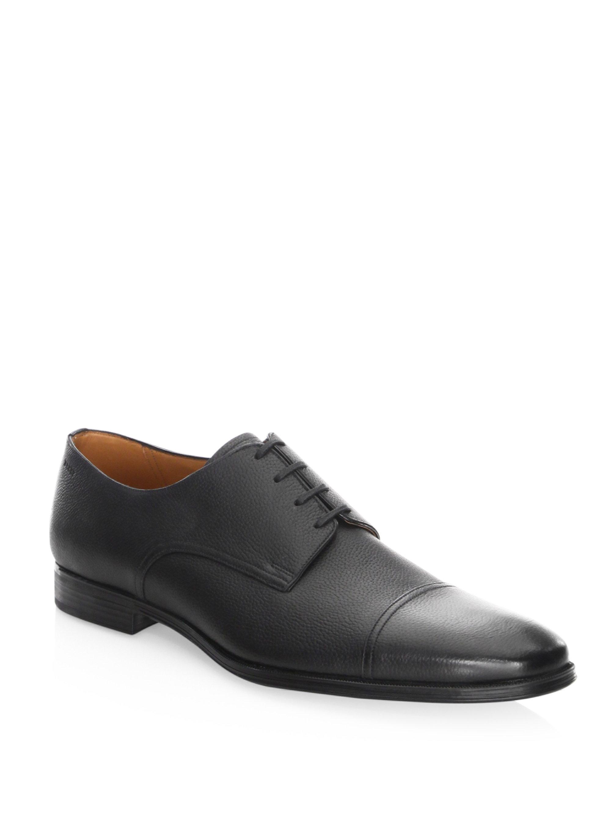 bally brustel leather derby shoes