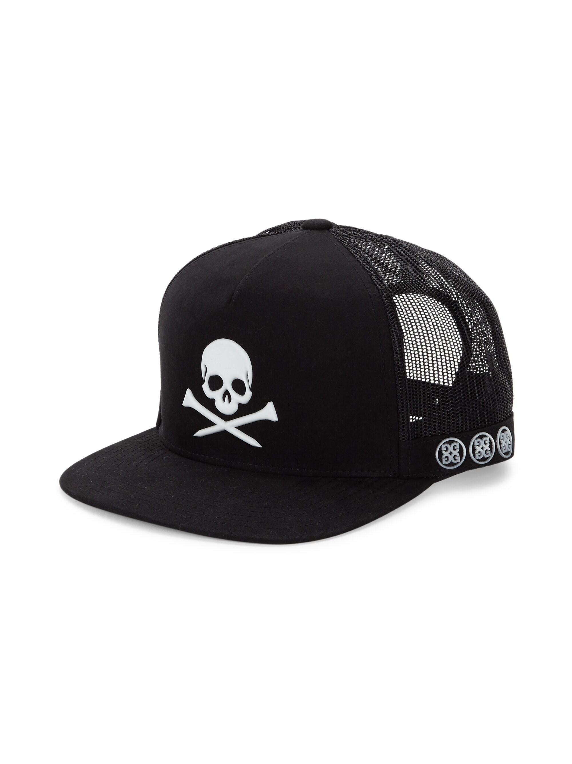 G/FORE Skull Trucker Hat in Black for Men | Lyst