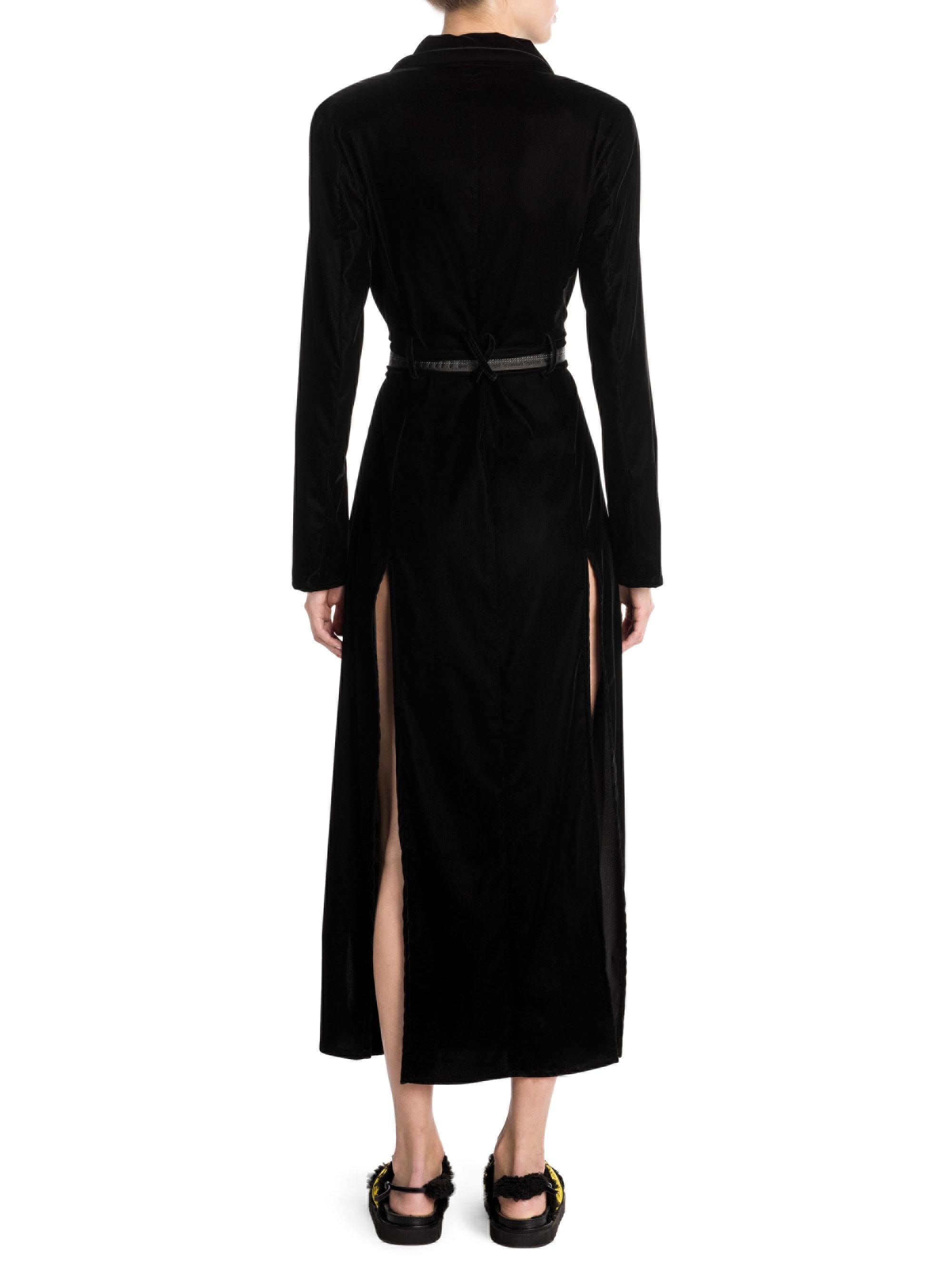 off white velvet dress