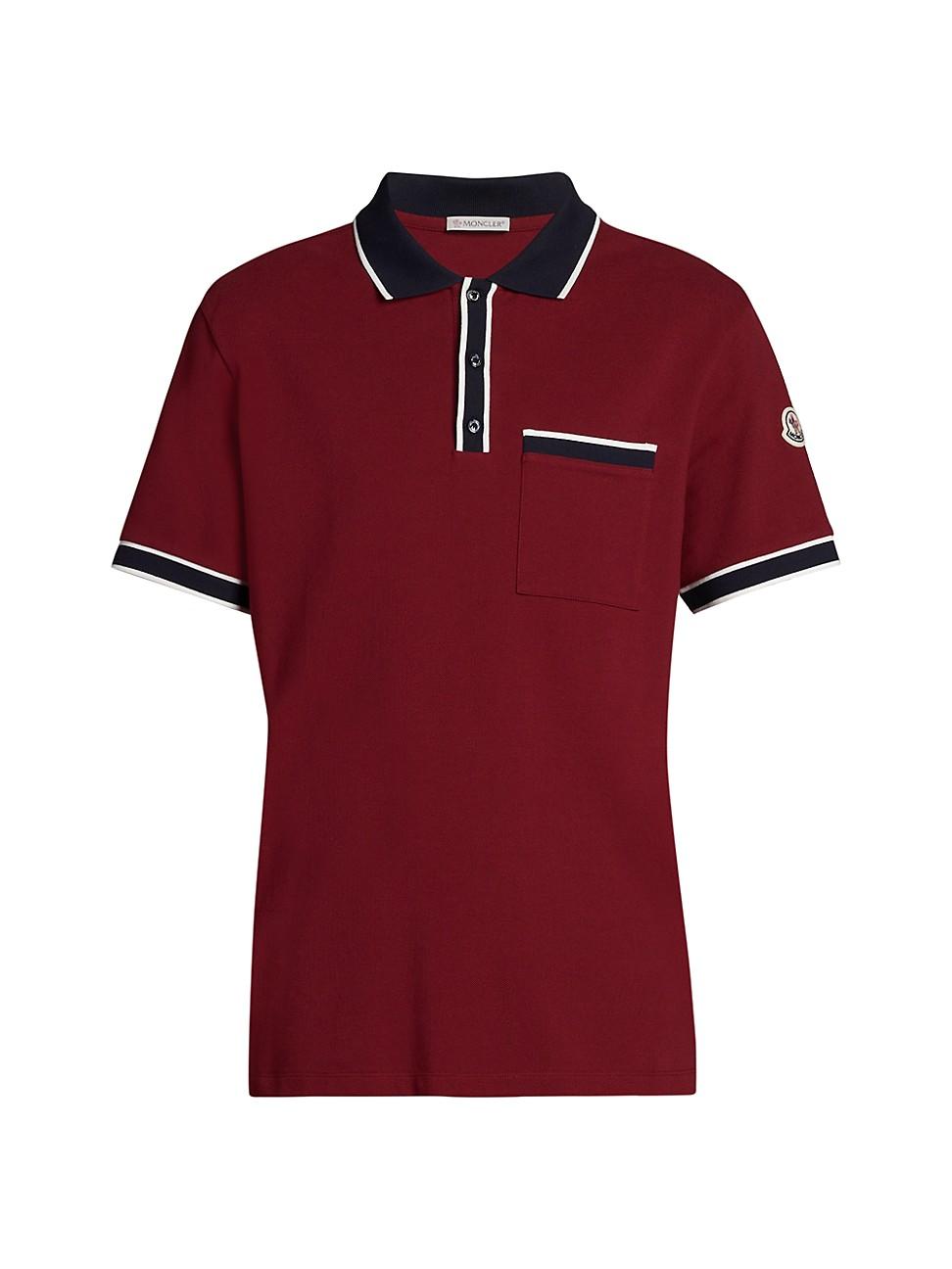 Moncler short best sale sleeve polo shirt