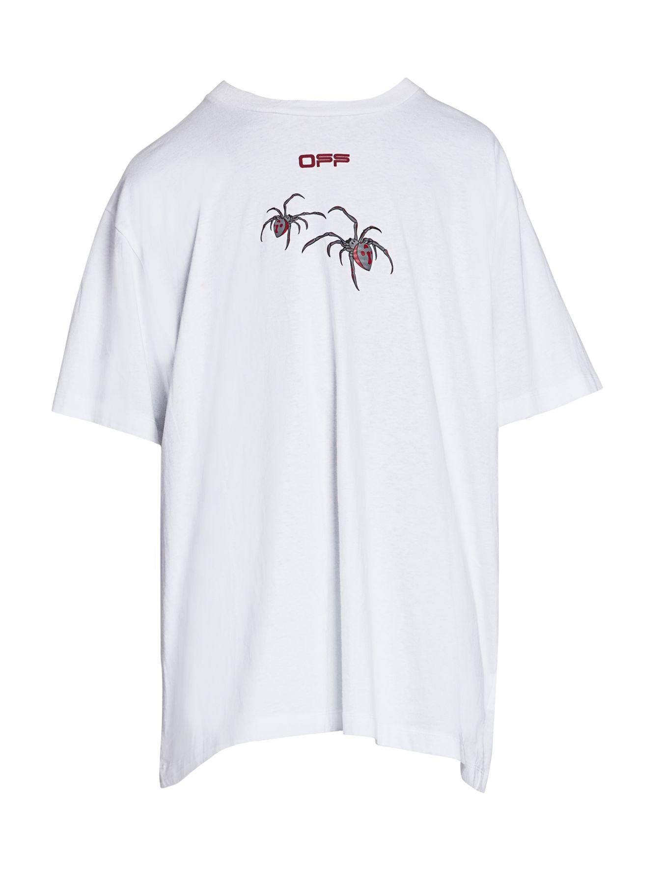 Off-White c/o Virgil Abloh Cotton Arachno Arrow T-shirt in White 