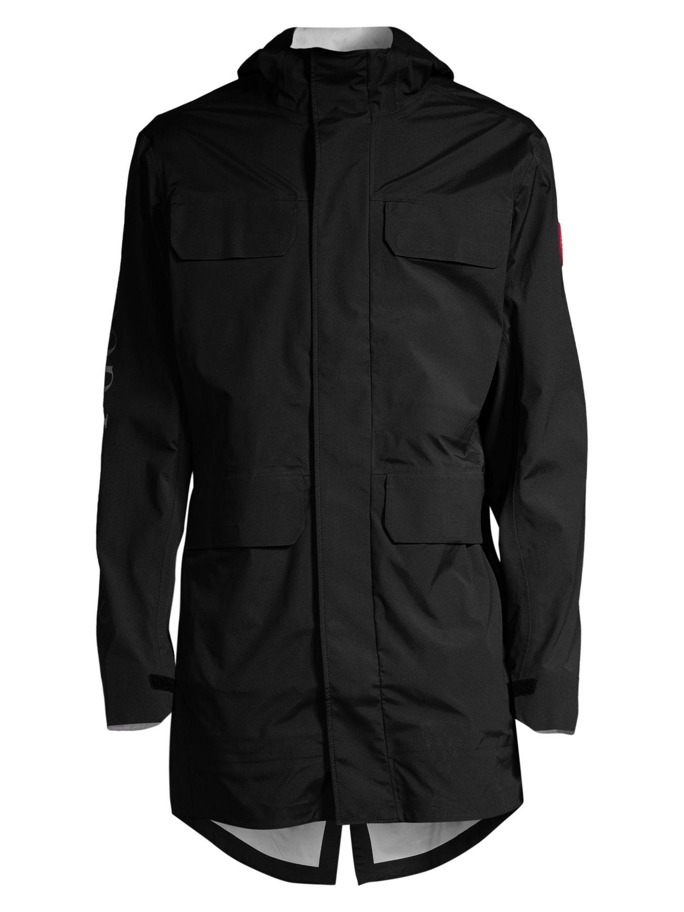 Canada Goose Goose Seawolf Rain Jacket in Black for Men Lyst
