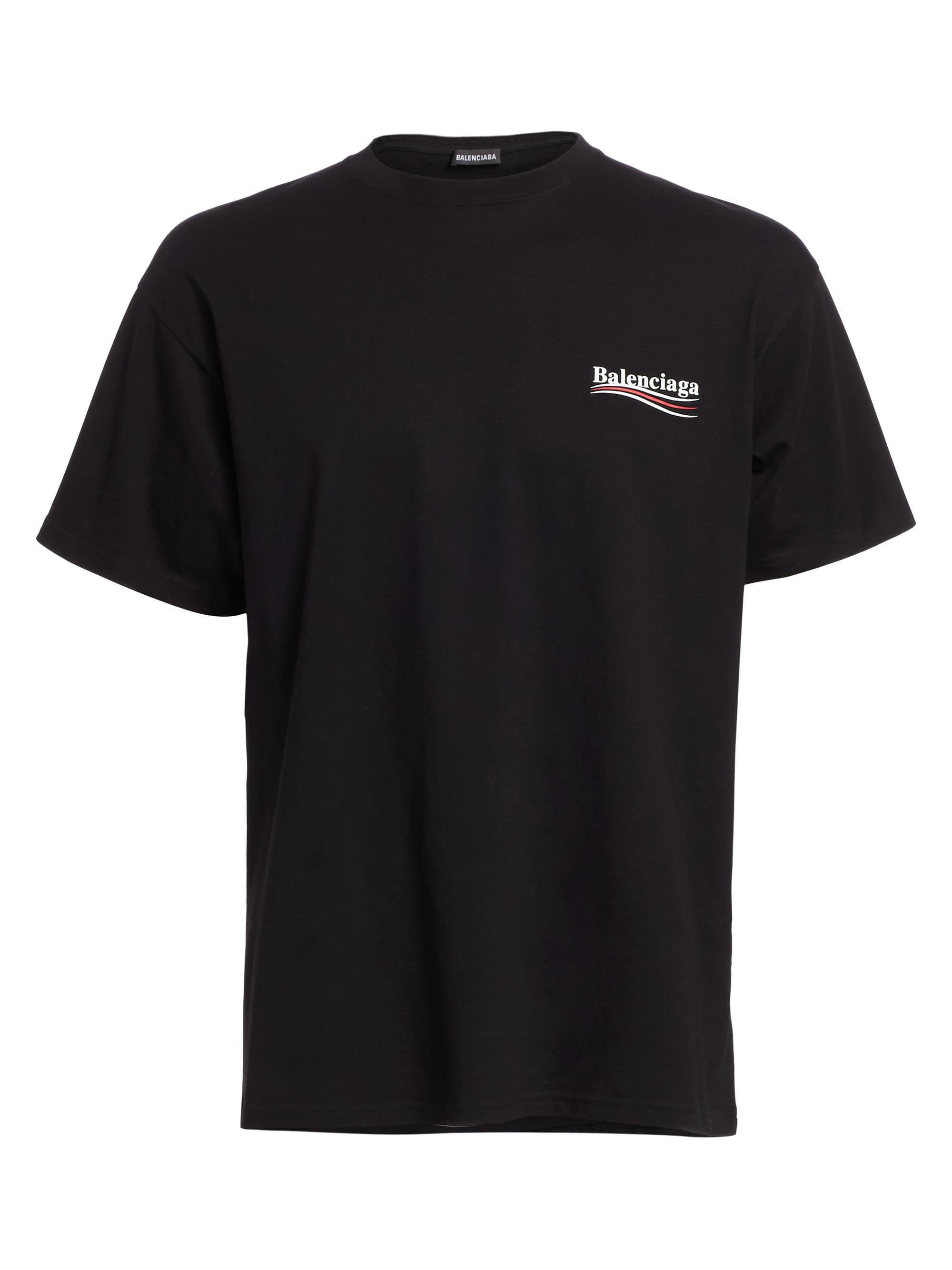 balenciaga wave logo t shirt