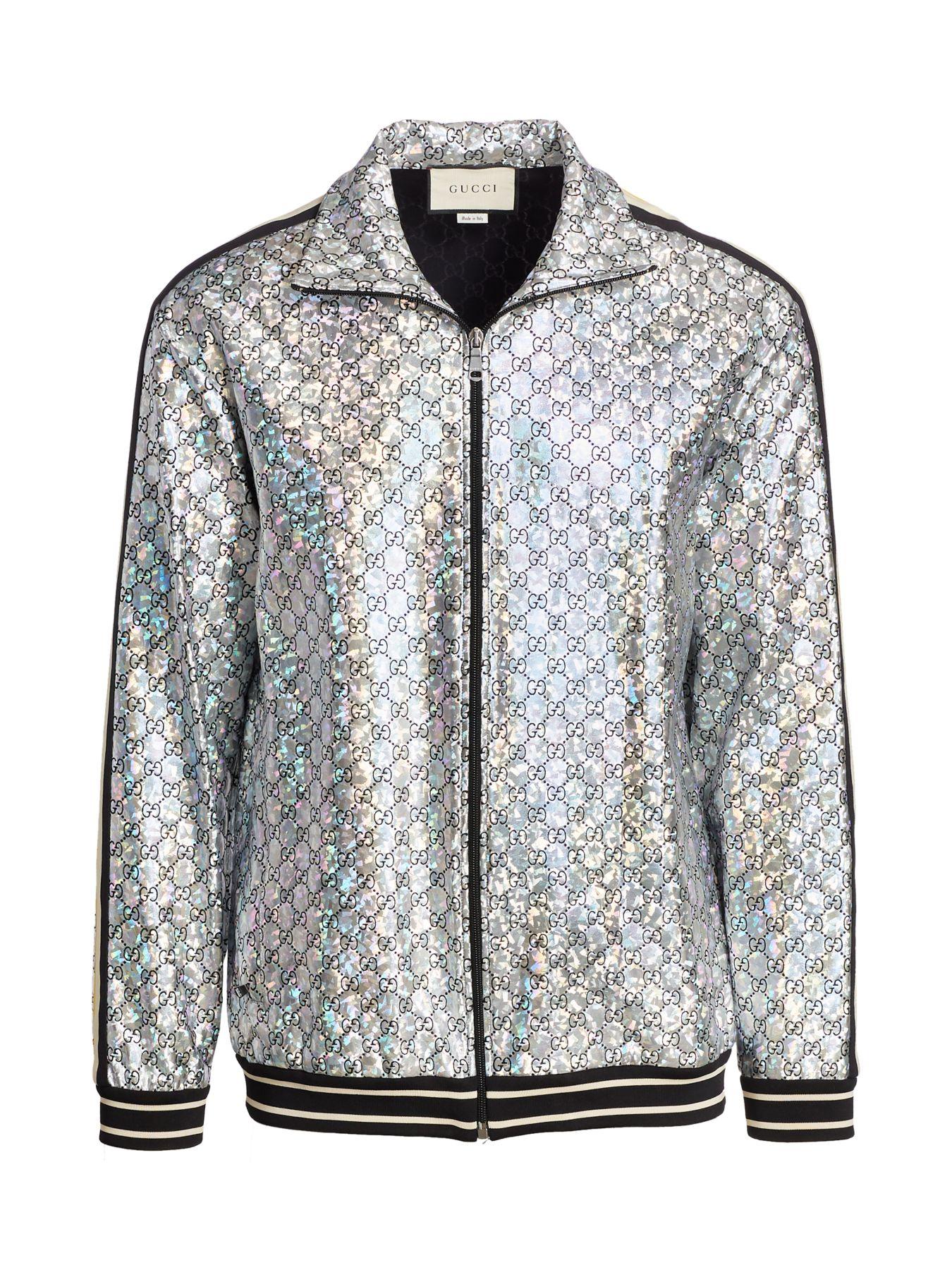 gucci silver jacket