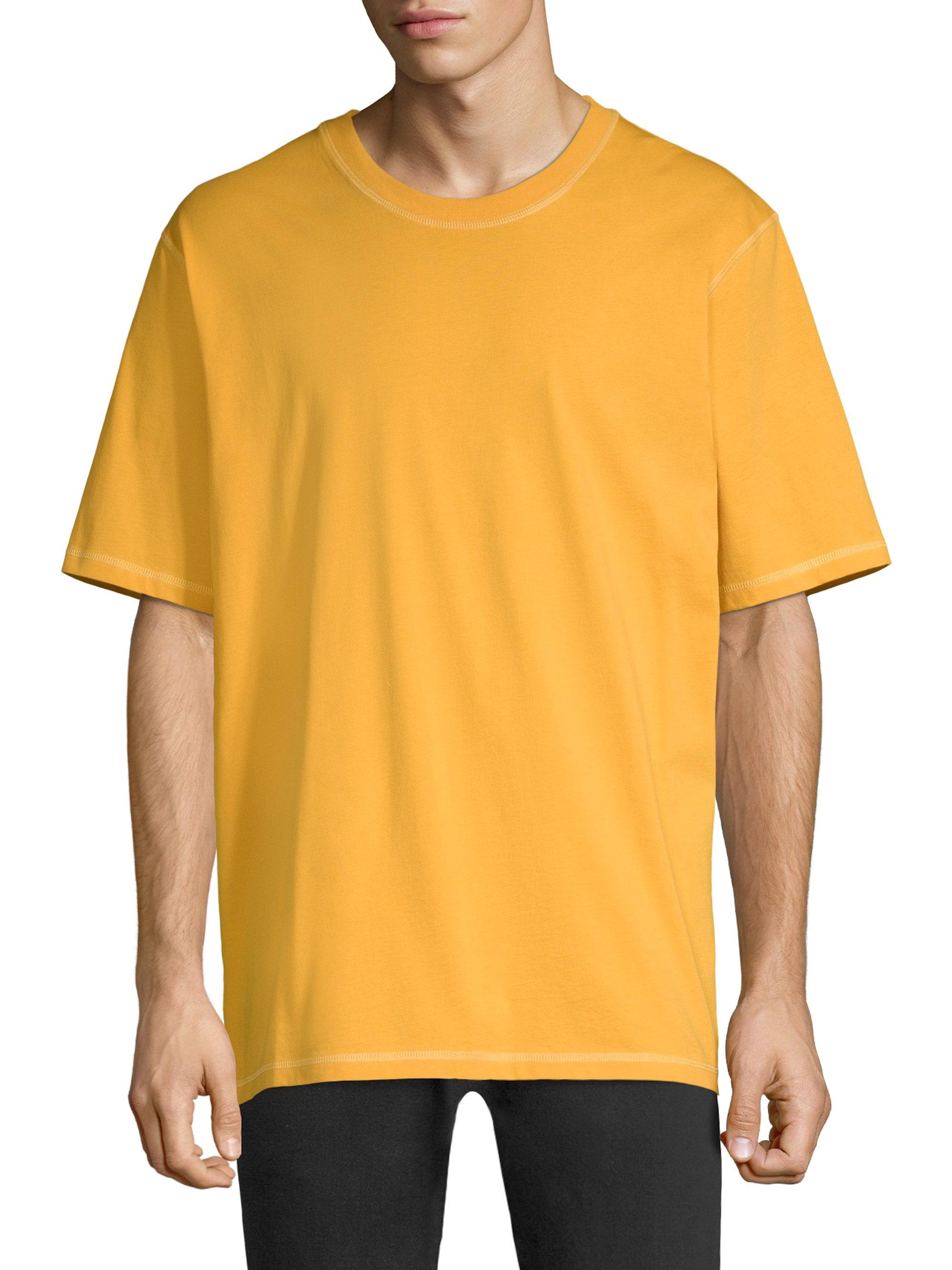yellow oversized top