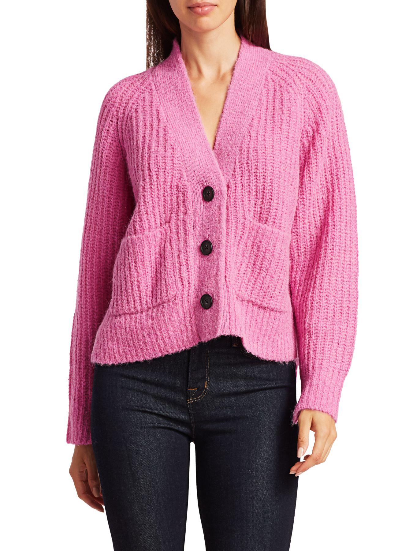 alc pink cardigan