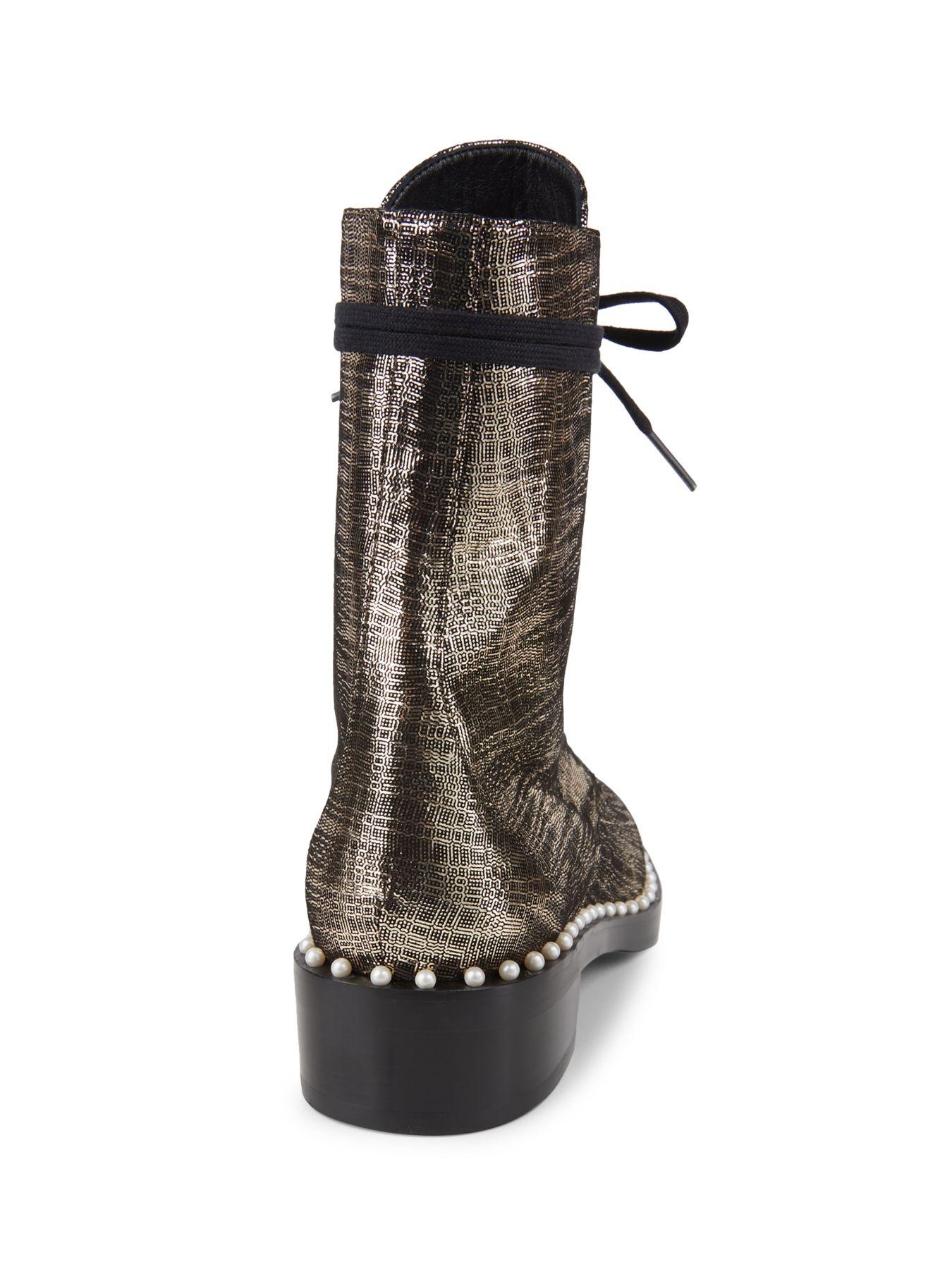 stuart weitzman sondra combat boot