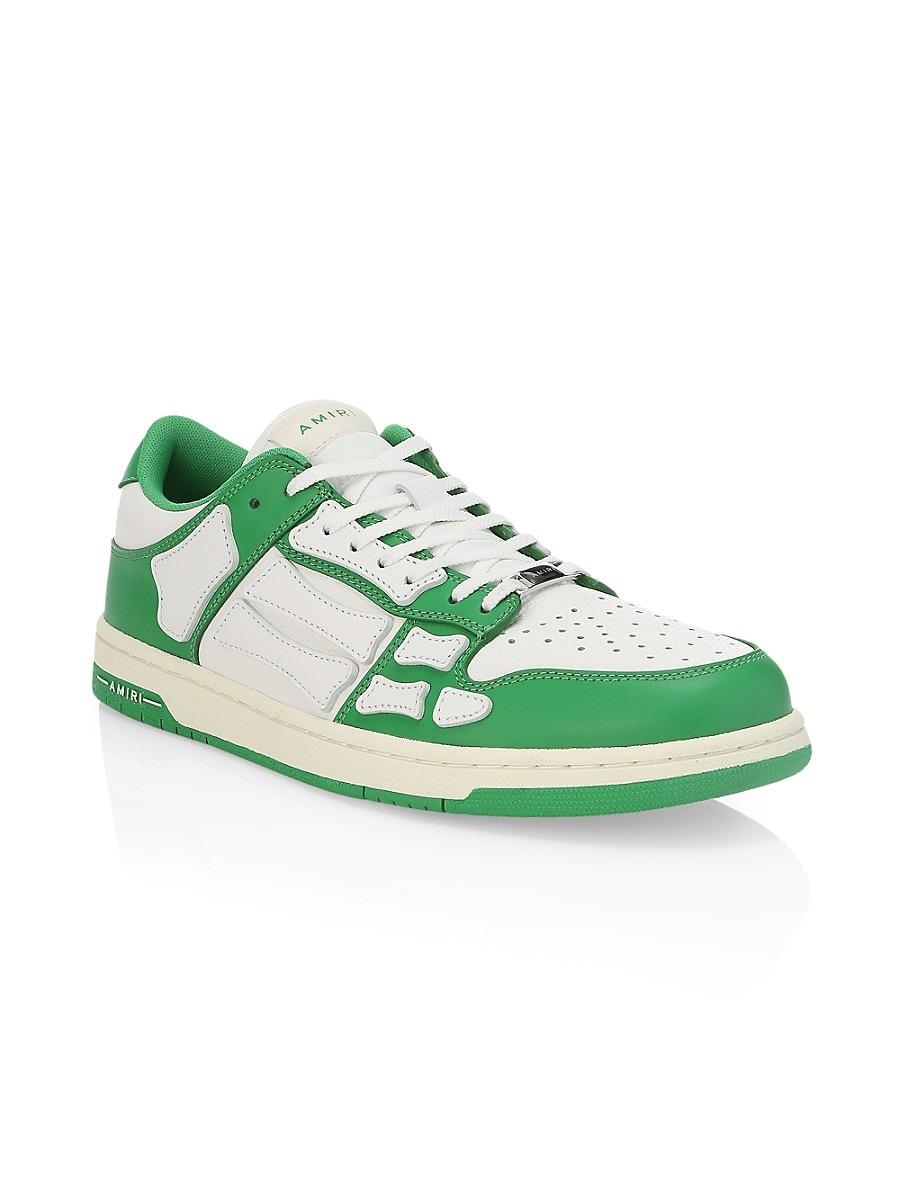 Amiri Leather Skeleton Bone Low-top 