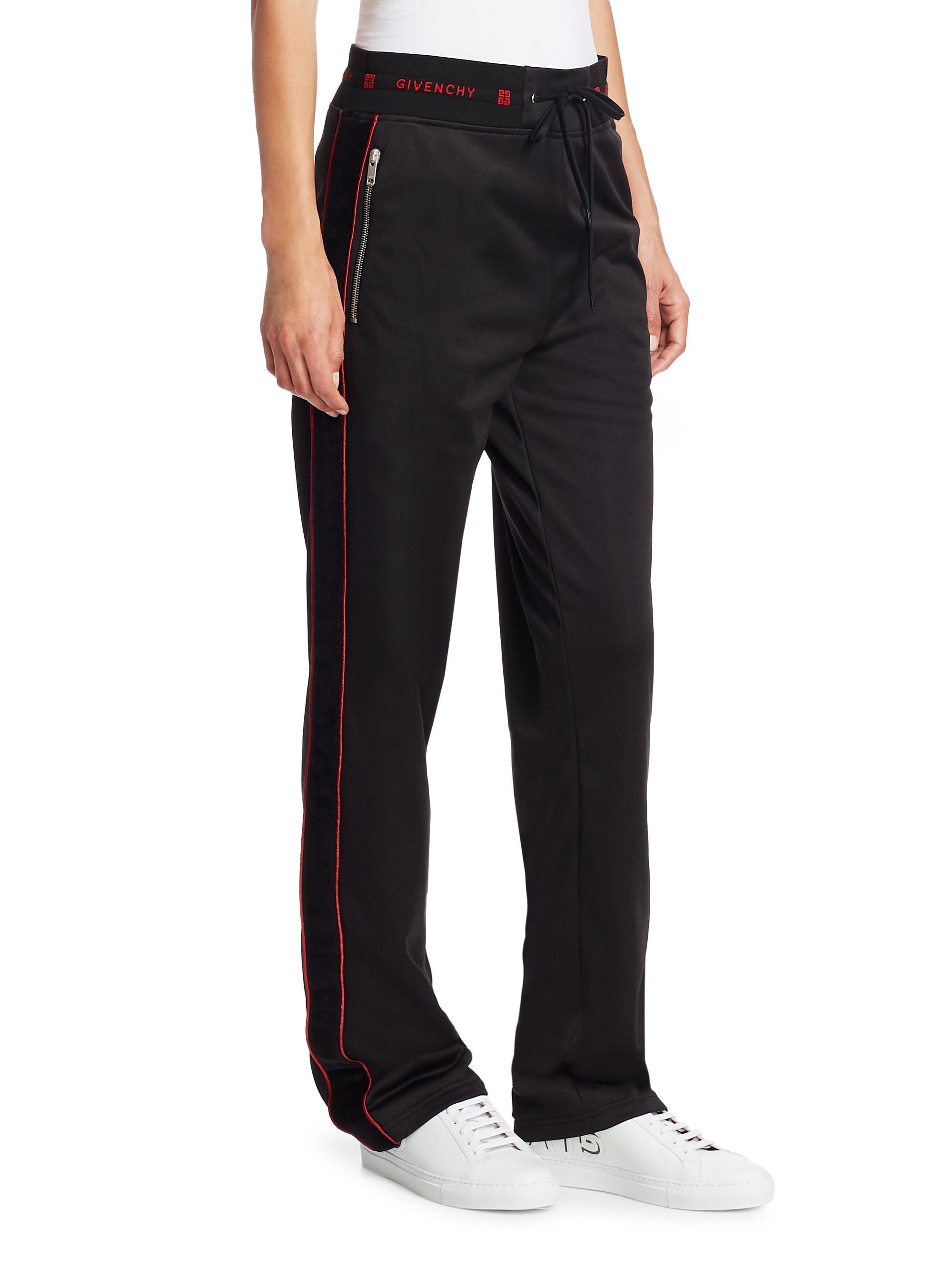 givenchy logo track pants womens