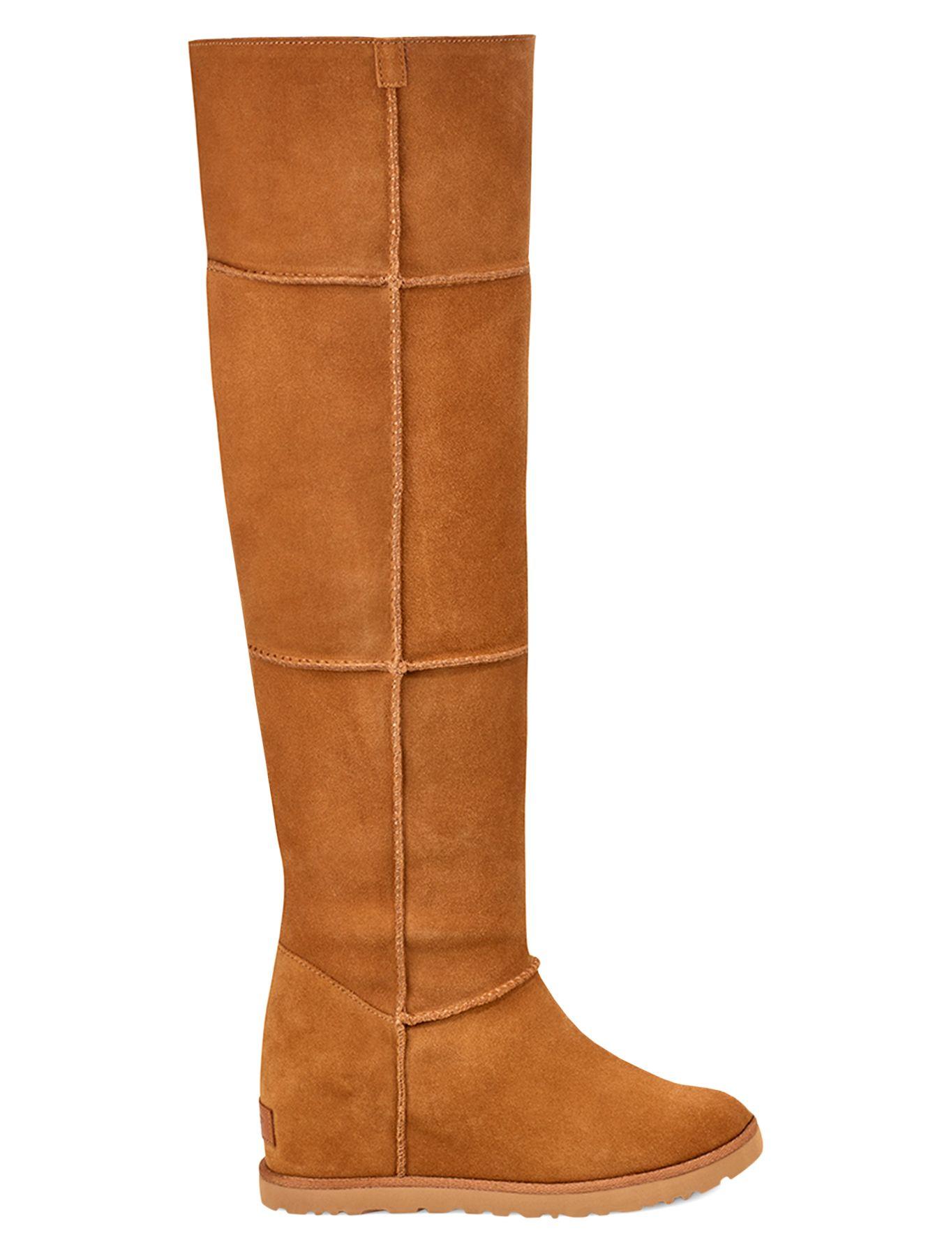UGG Synthetic Classic Femme Over-the-knee Boots in Chestnut (Brown) - Lyst