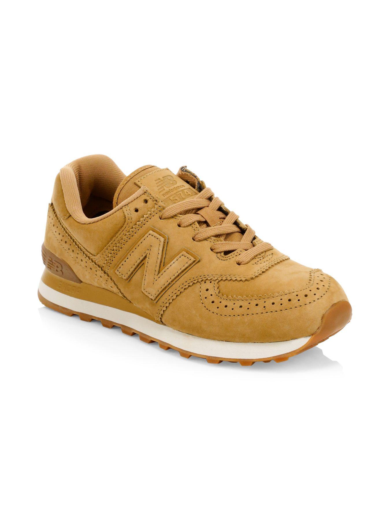new balance 574 suede sneaker