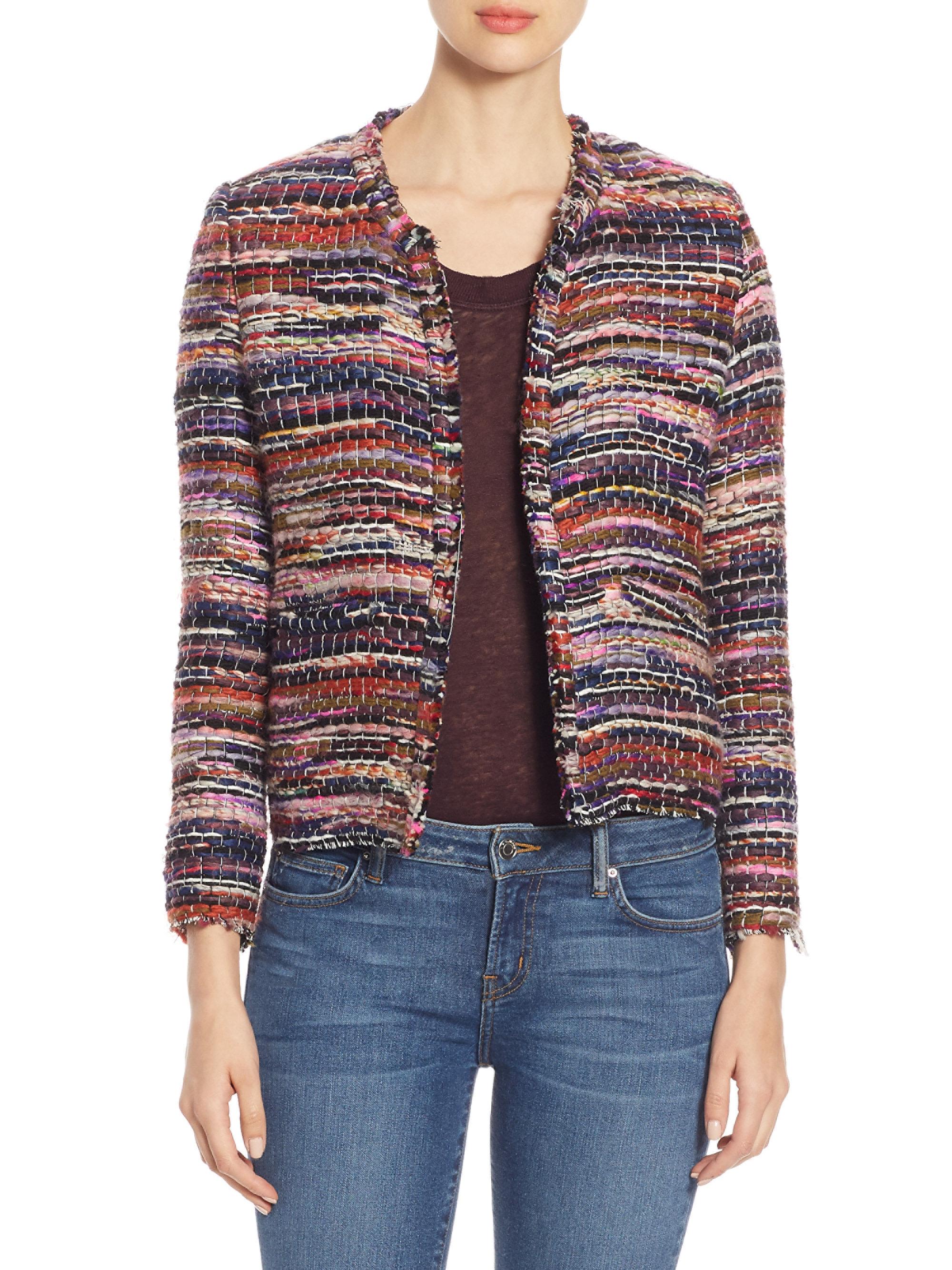 IRO Namanta Tweed Jacket Lyst